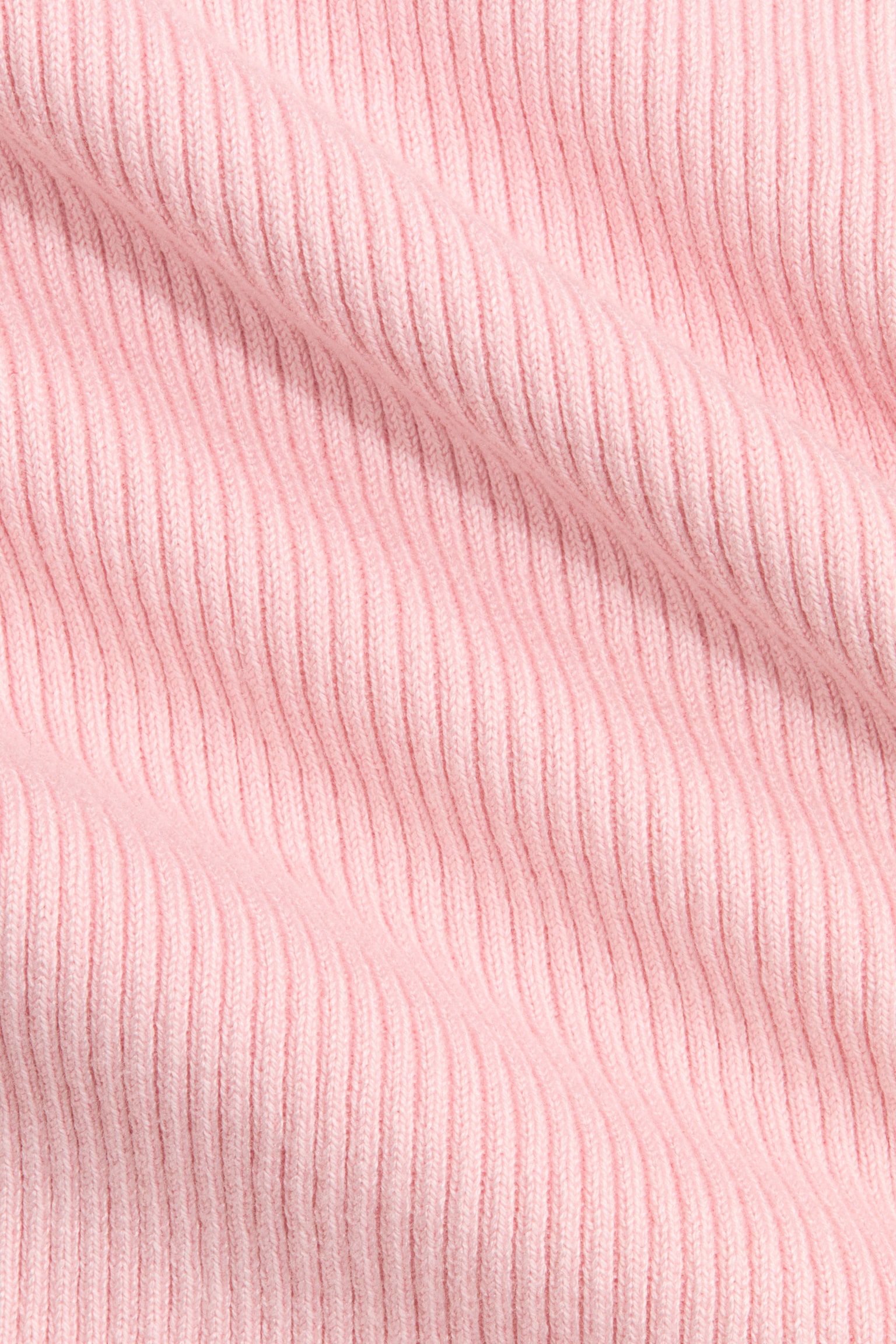 Женский топ H&M Rib-Knit Top, цвет: Розовый — фото 5