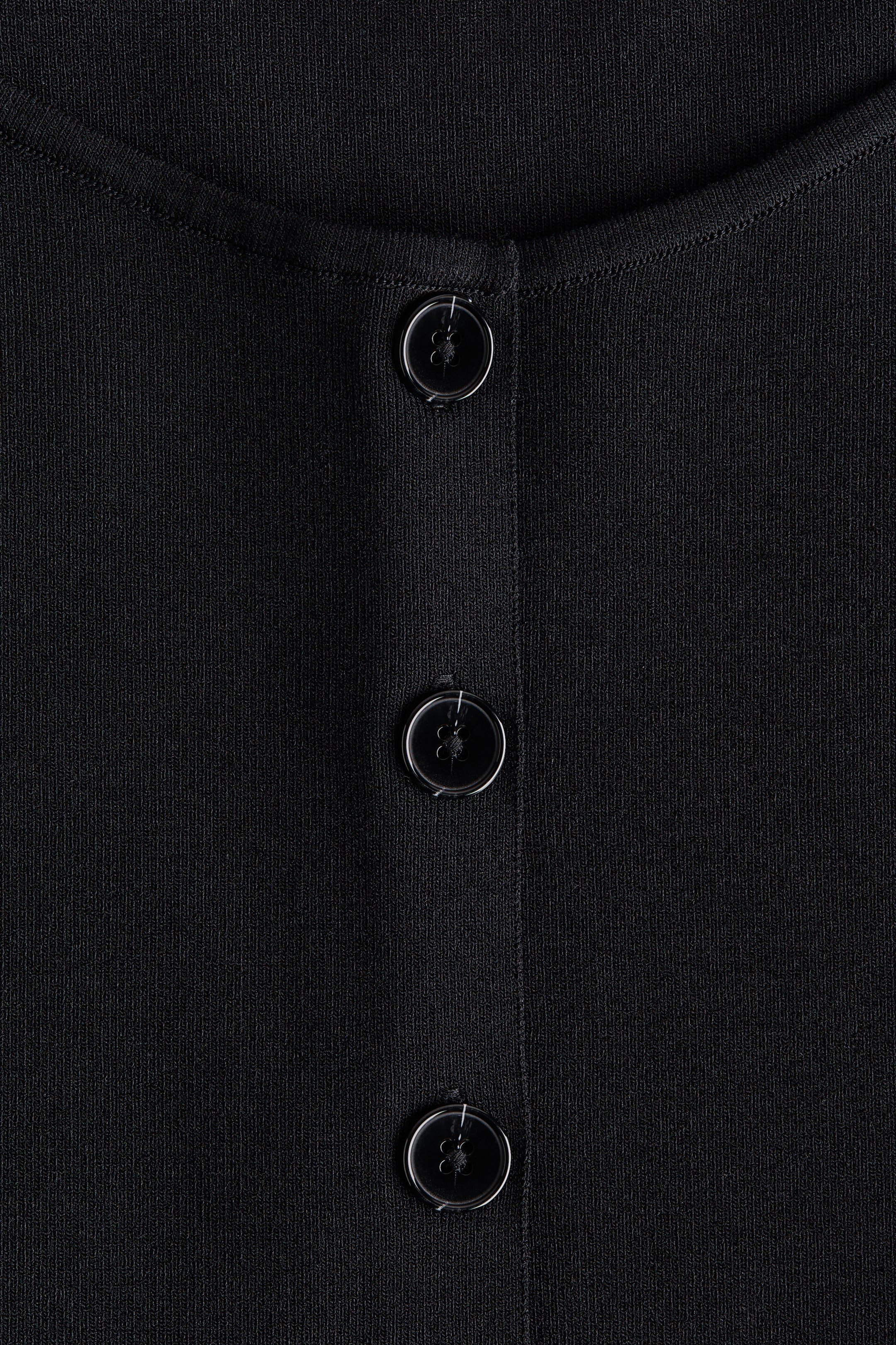 Boat-Neck Rib-Knit Vest