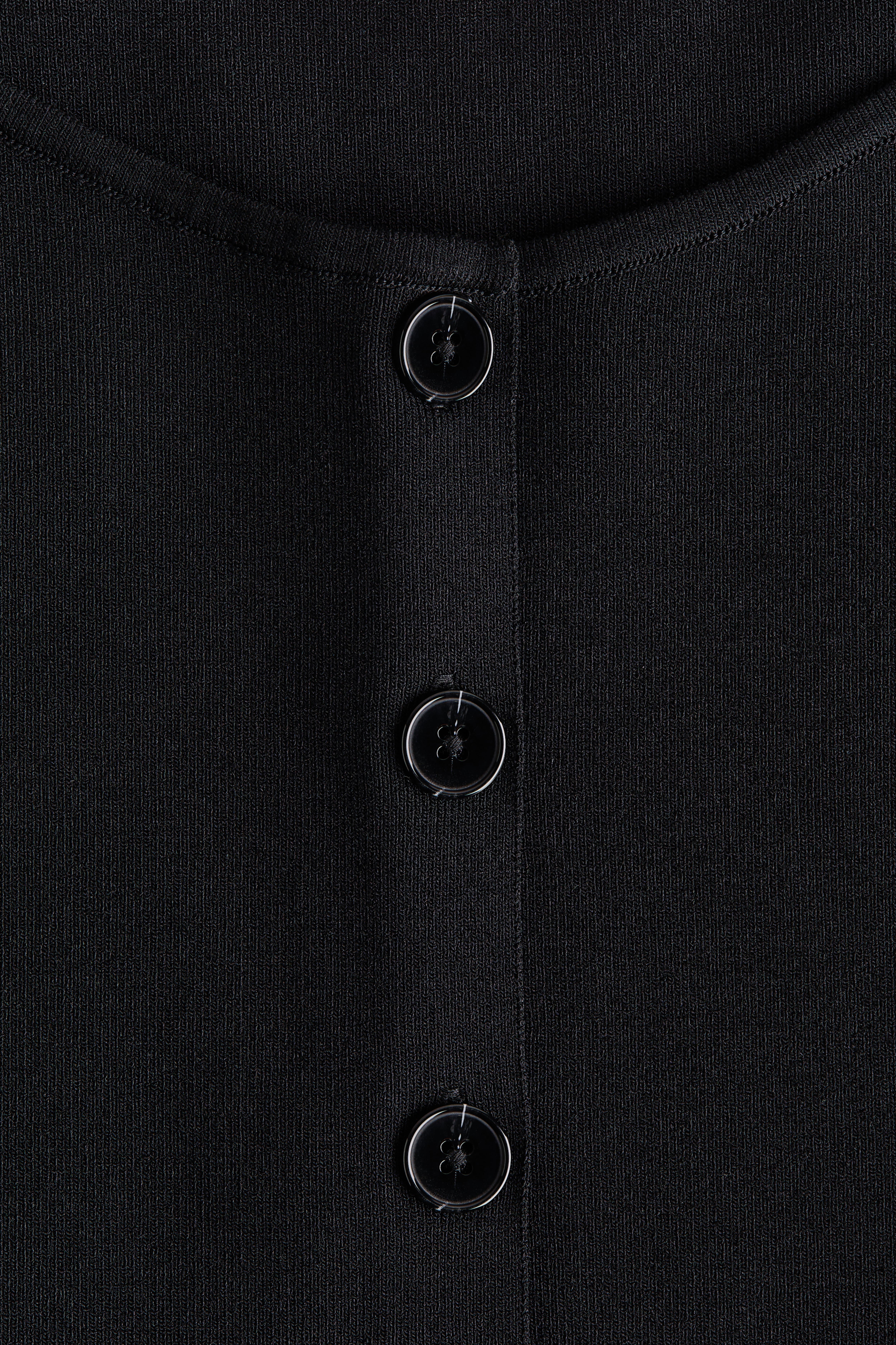 Boat-Neck Rib-Knit Vest