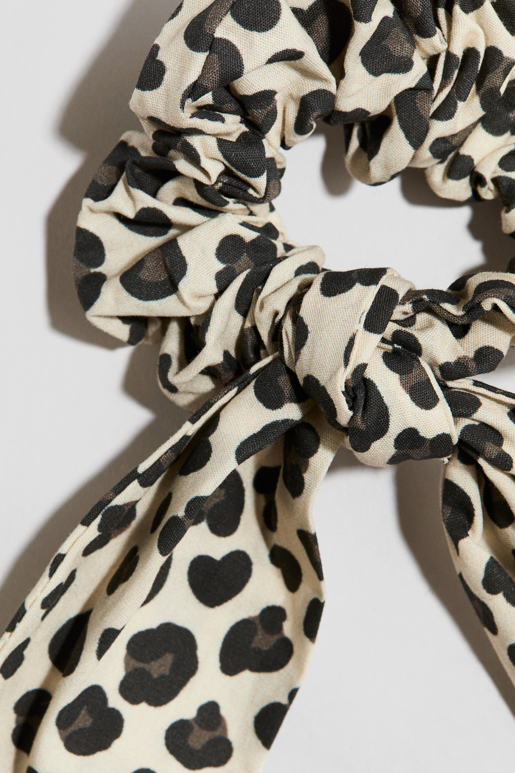 Детские аксессуары для волос H&M Patterned Cotton Scrunchie — фото 2