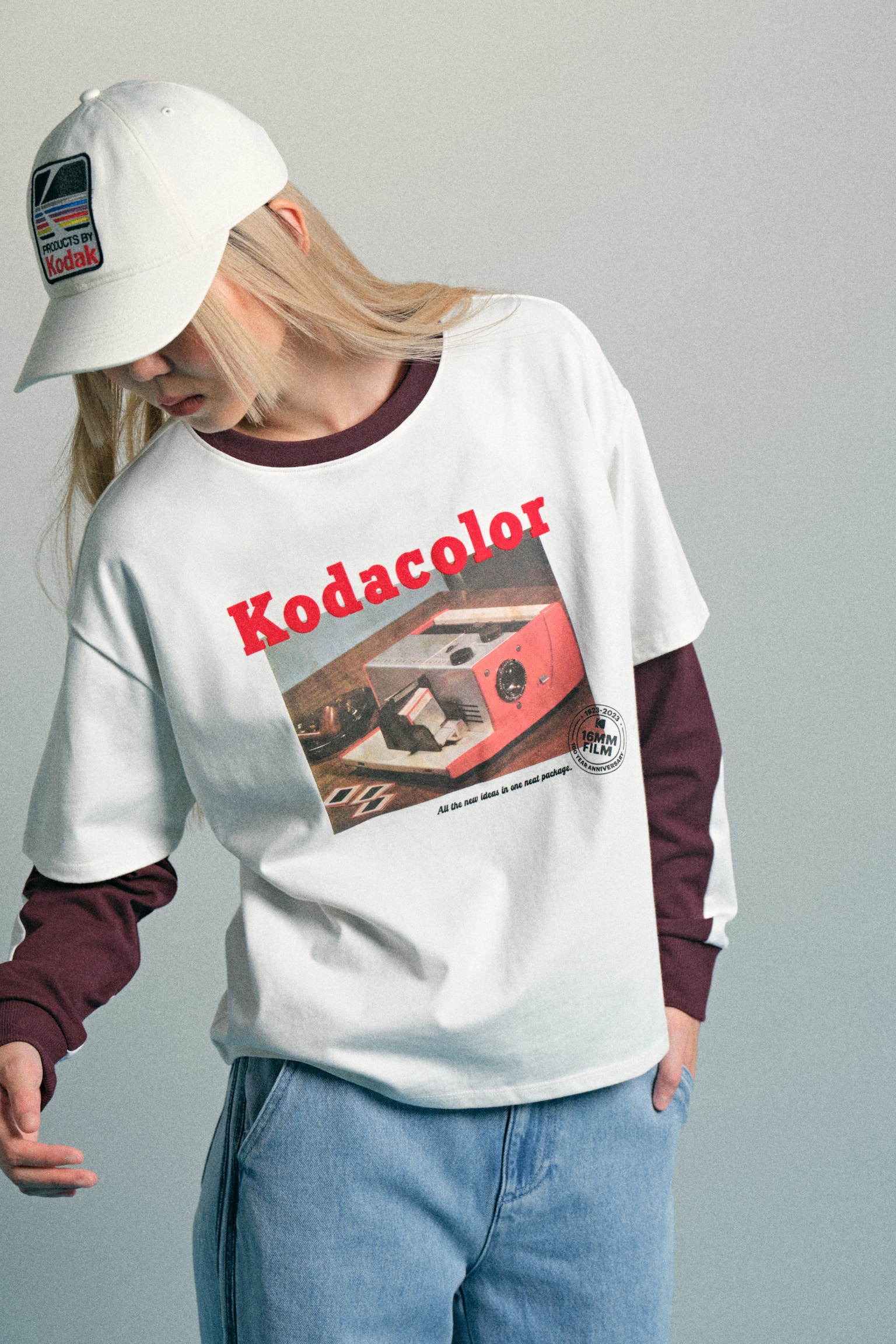 圖案T恤 - 白色/Kodak/深綠色/Kodak/淺藍色/Kodak - 6