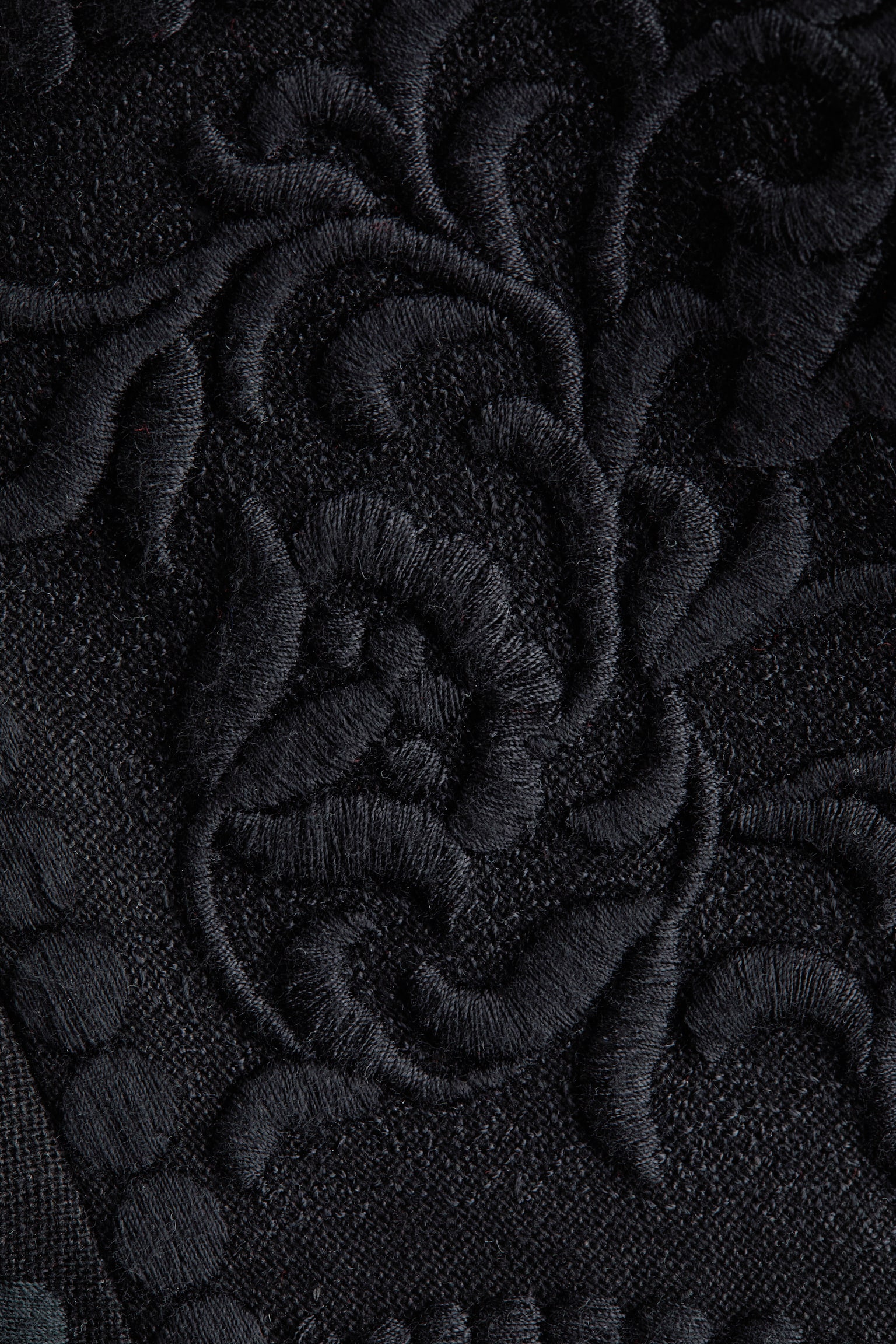 Linen-blend bolero - Black - 5