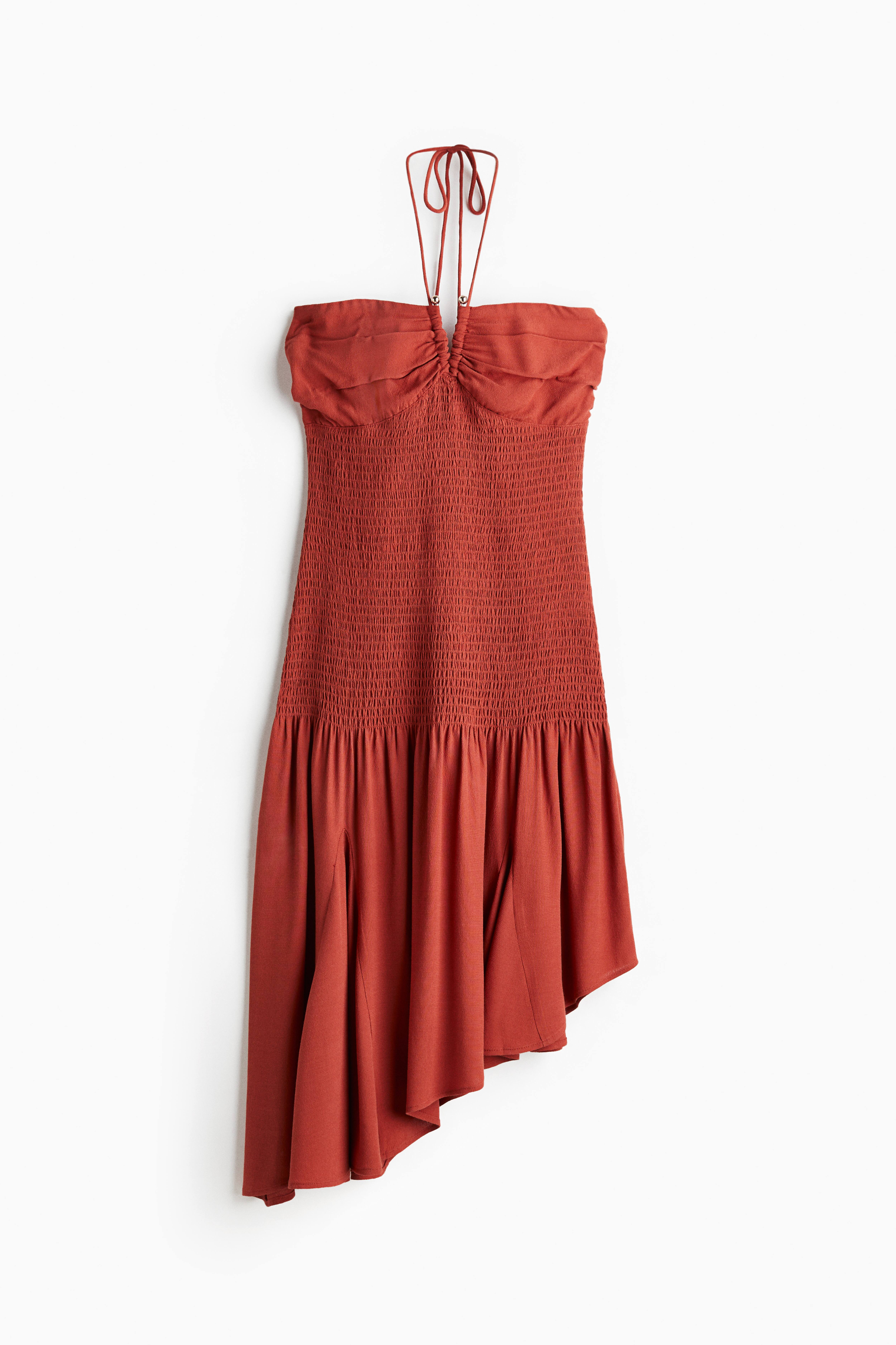 Smocked Halterneck Dress