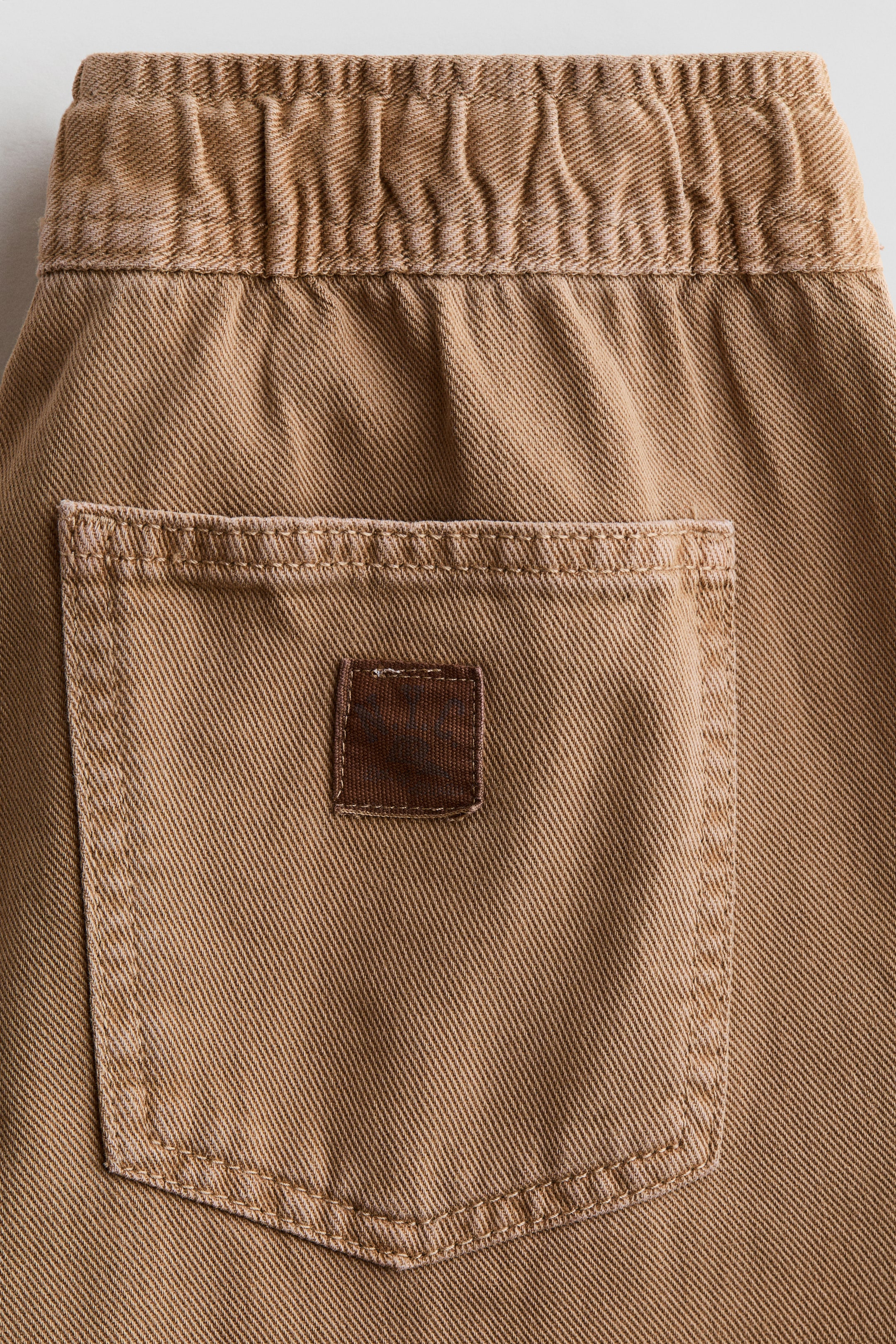 Детские брюки H&M Cotton twill joggers — фото 4