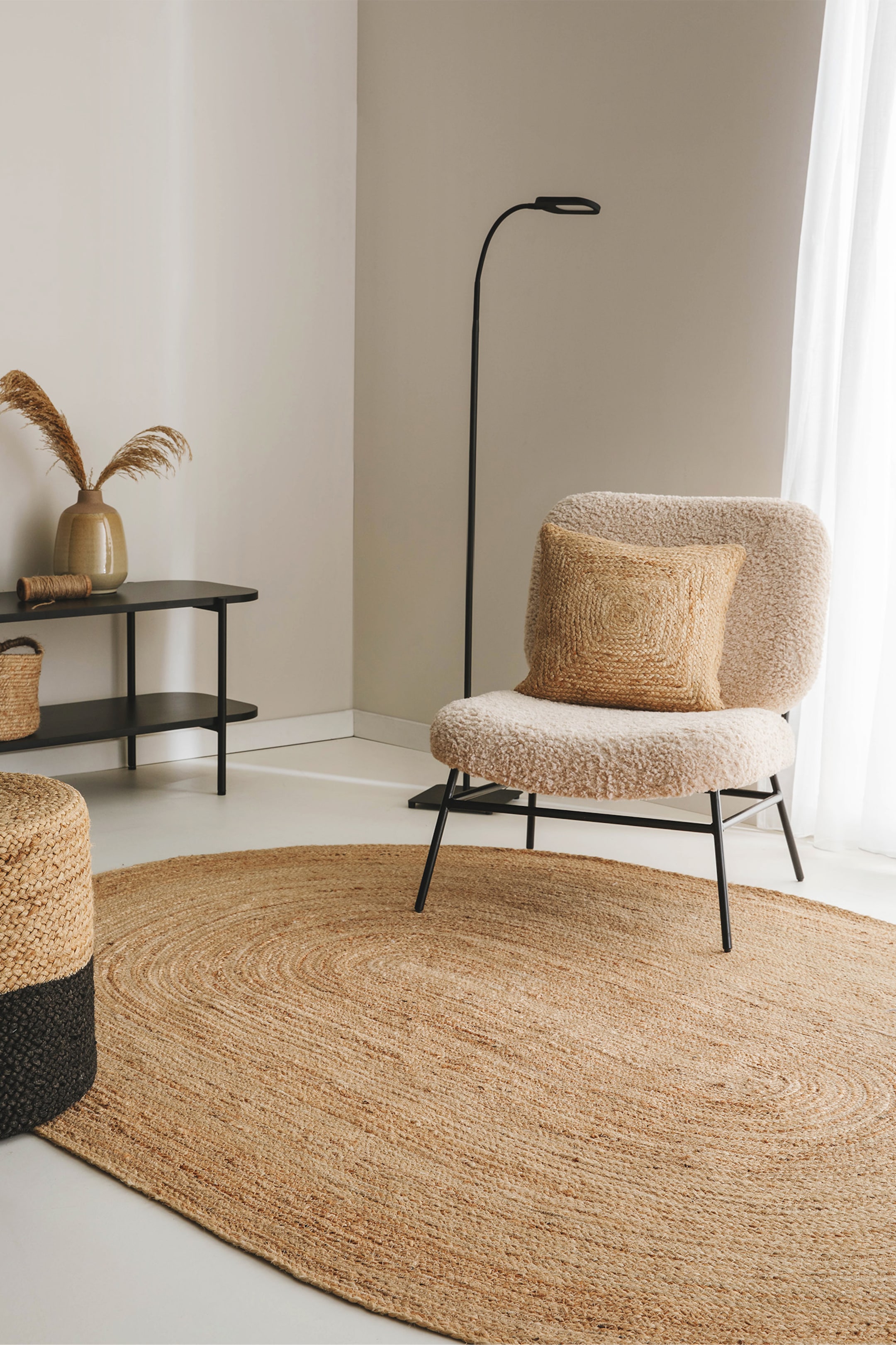 Größeres Bild anzeigen: Juteteppich Oval Jutta - Hellbraun - benuta - Home All | H&M AT 2