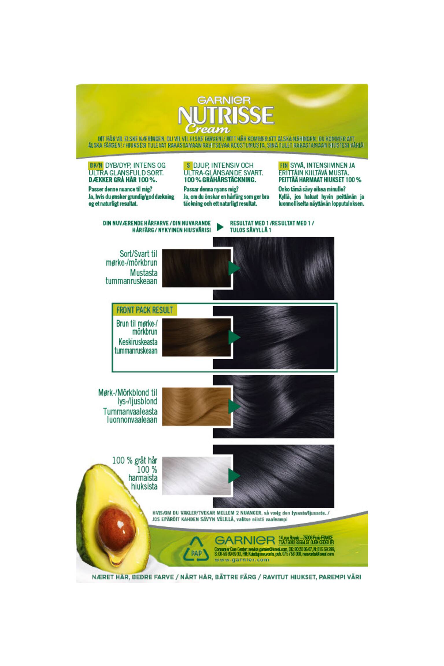 Nutrisse Cream Hårfärg - Liqourice - 2