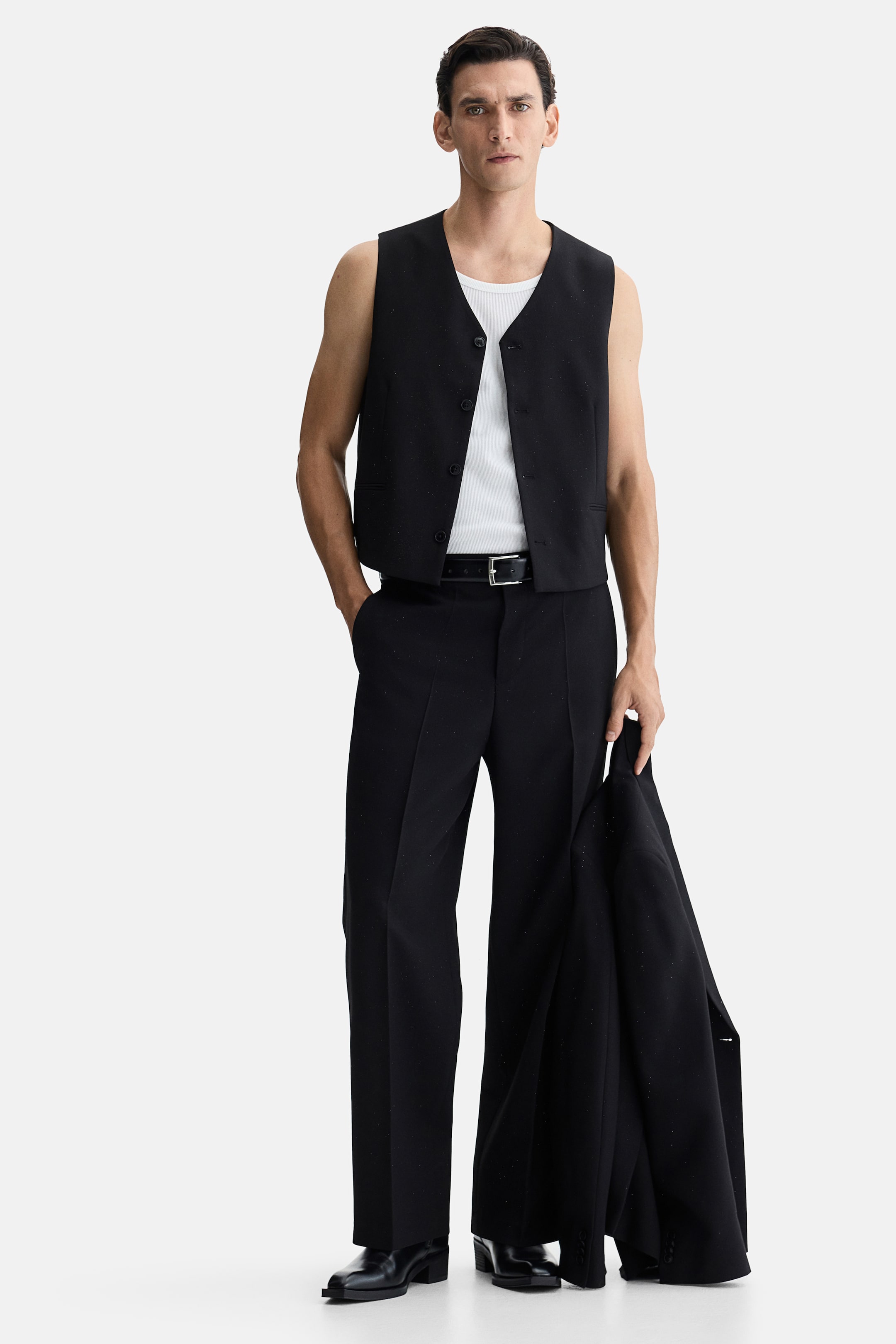 Grotere afbeelding bekijken: Gilet Regular Fit - Zwart - HEREN | H&M BE 3