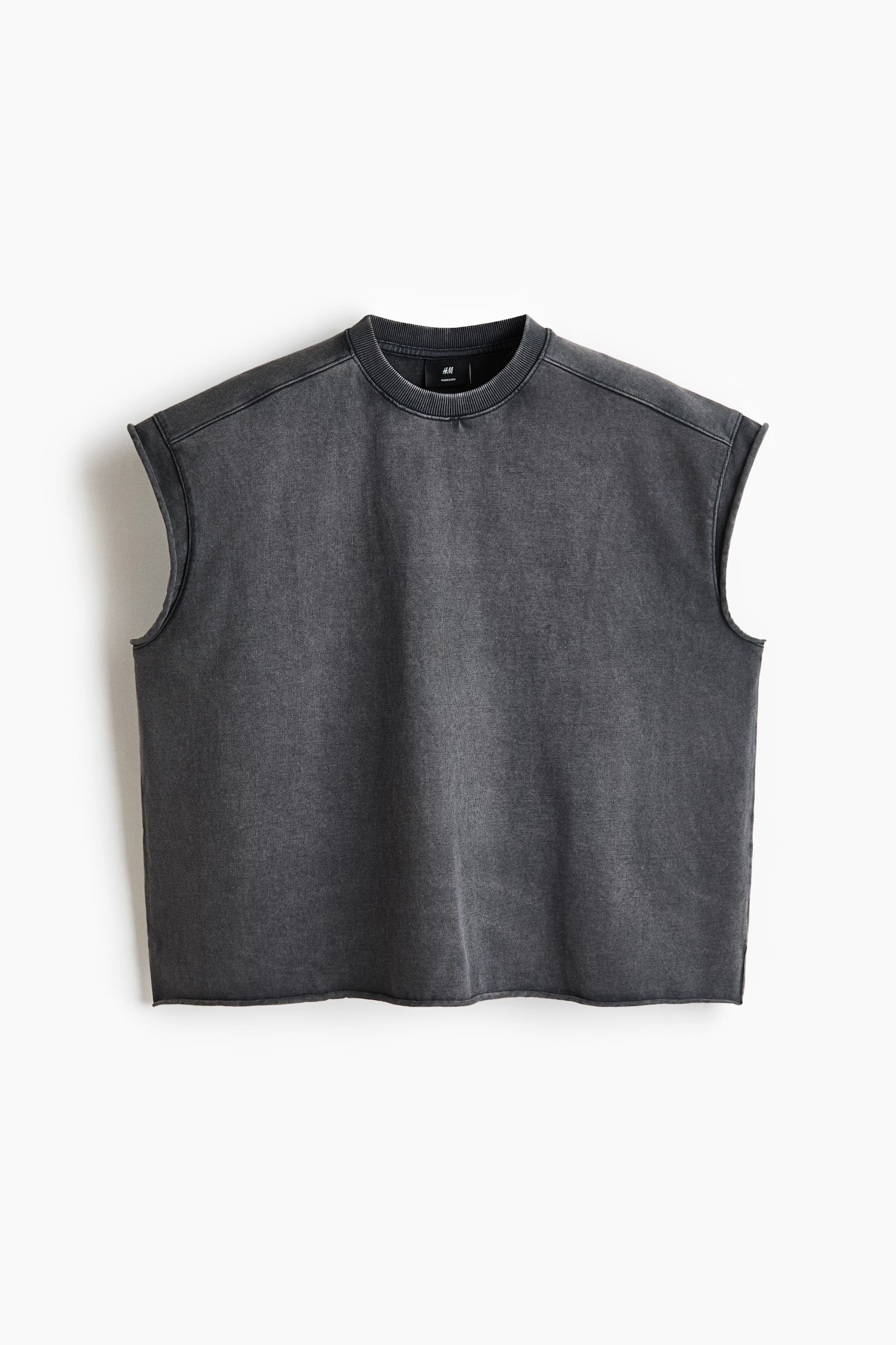 Oversized Fit Boxy singlet - Mørk grå/Klarblå/Lilla/Hvit/Mørk grå/Lys grønn - 1