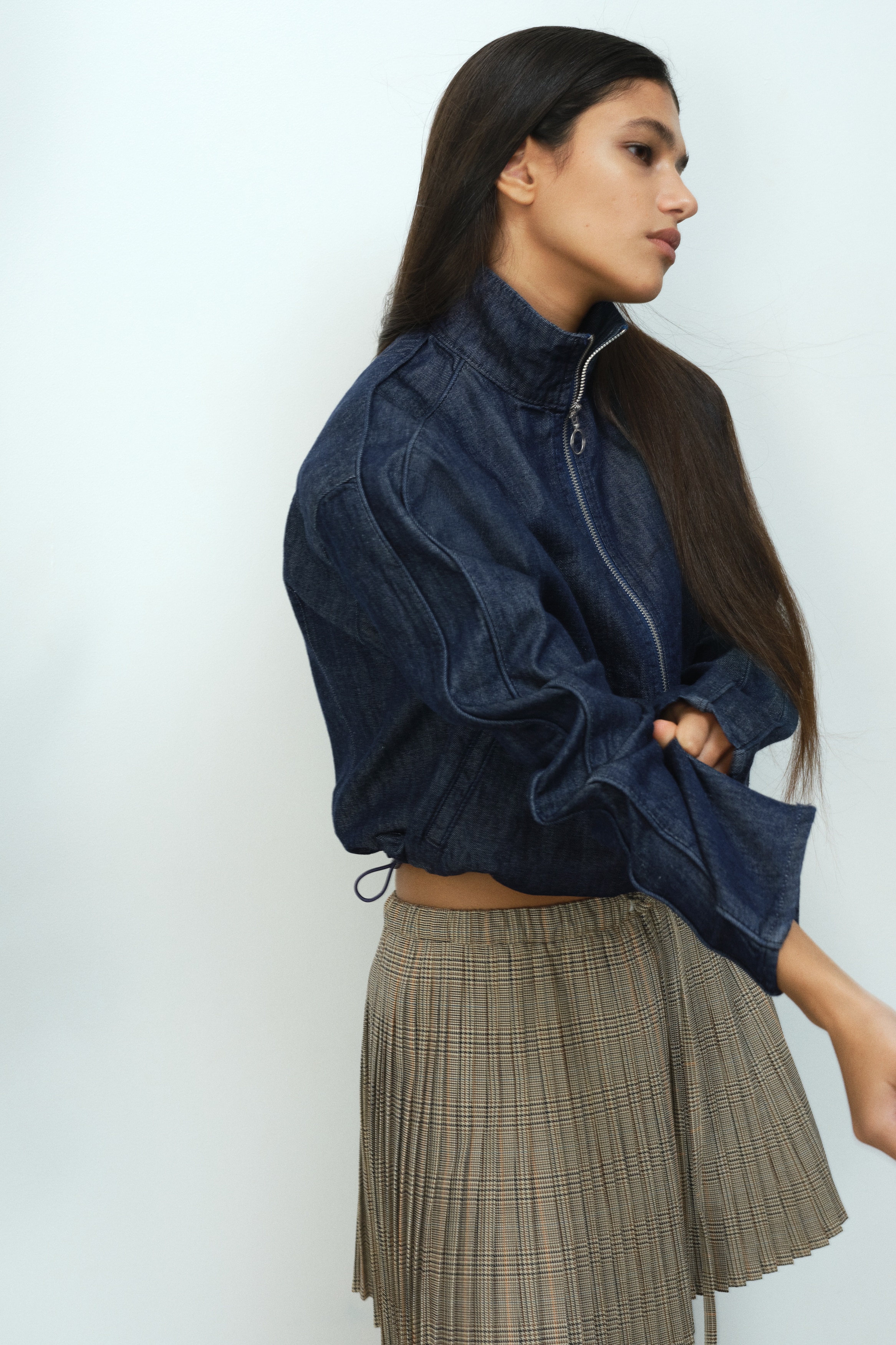 Sporty denim jacket