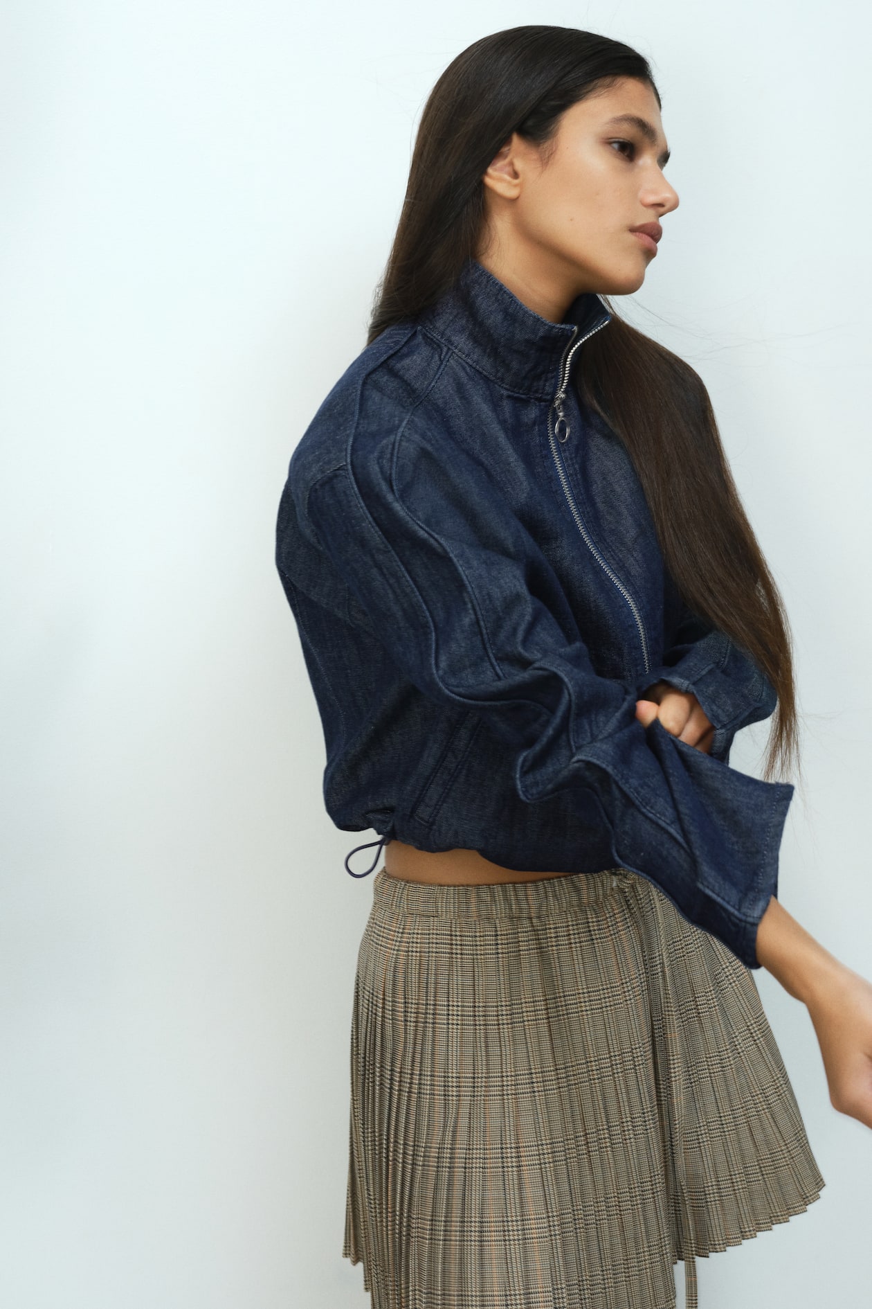 Sporty Denim Jacket - image 5