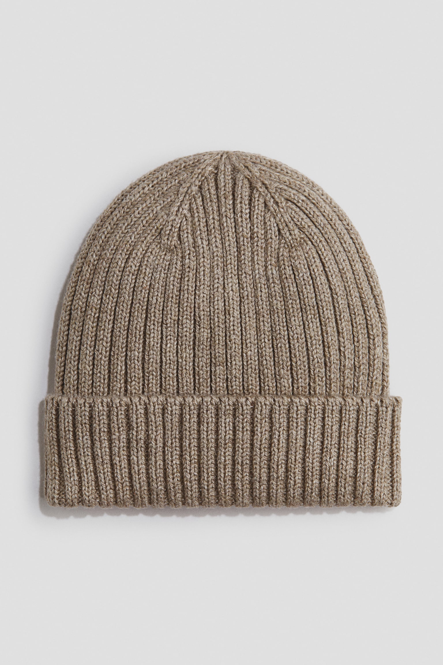 Ribbed beanie - Beige/White/Bright blue/Red