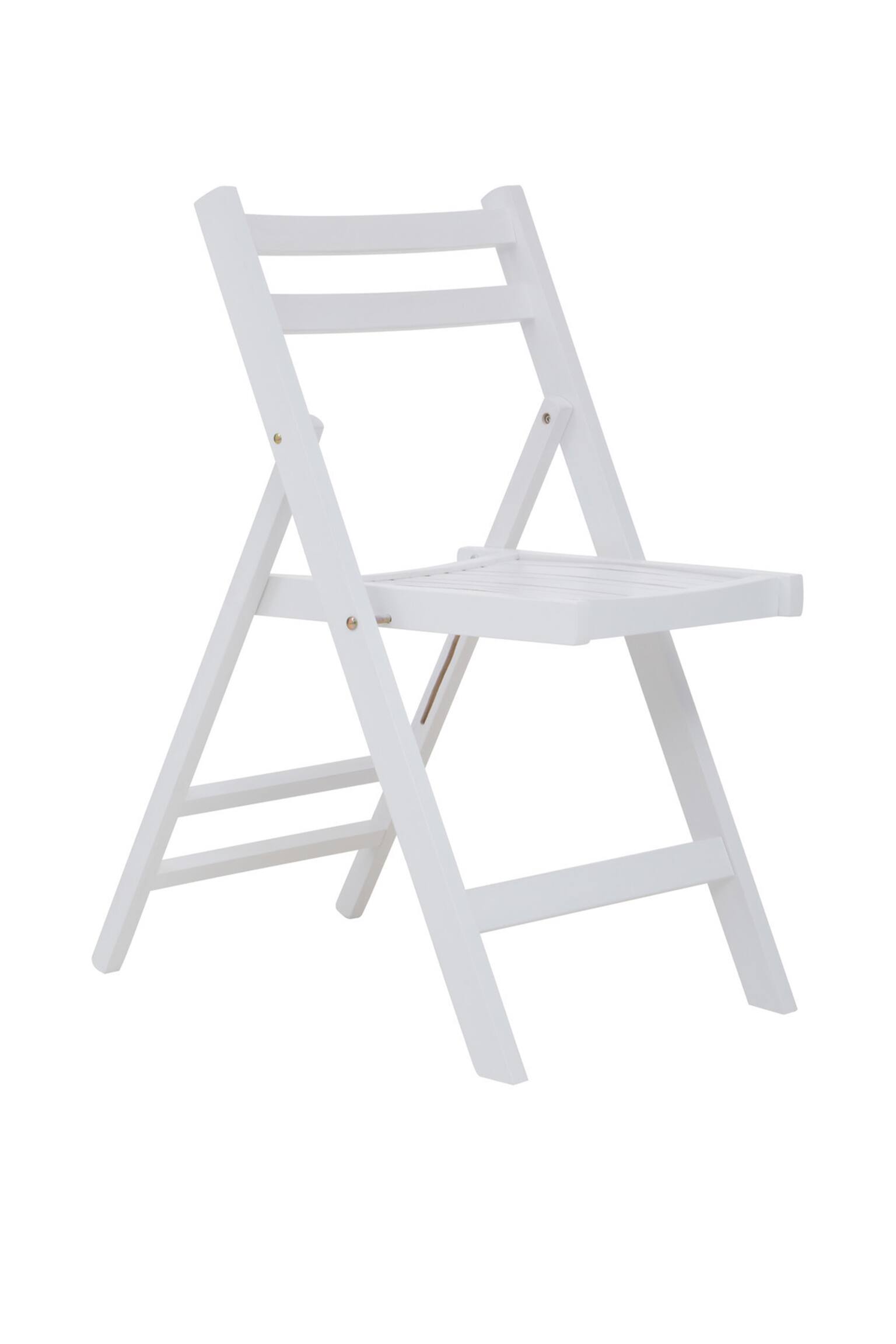 Beauport Folding Chair - White/Black/Natural - 4