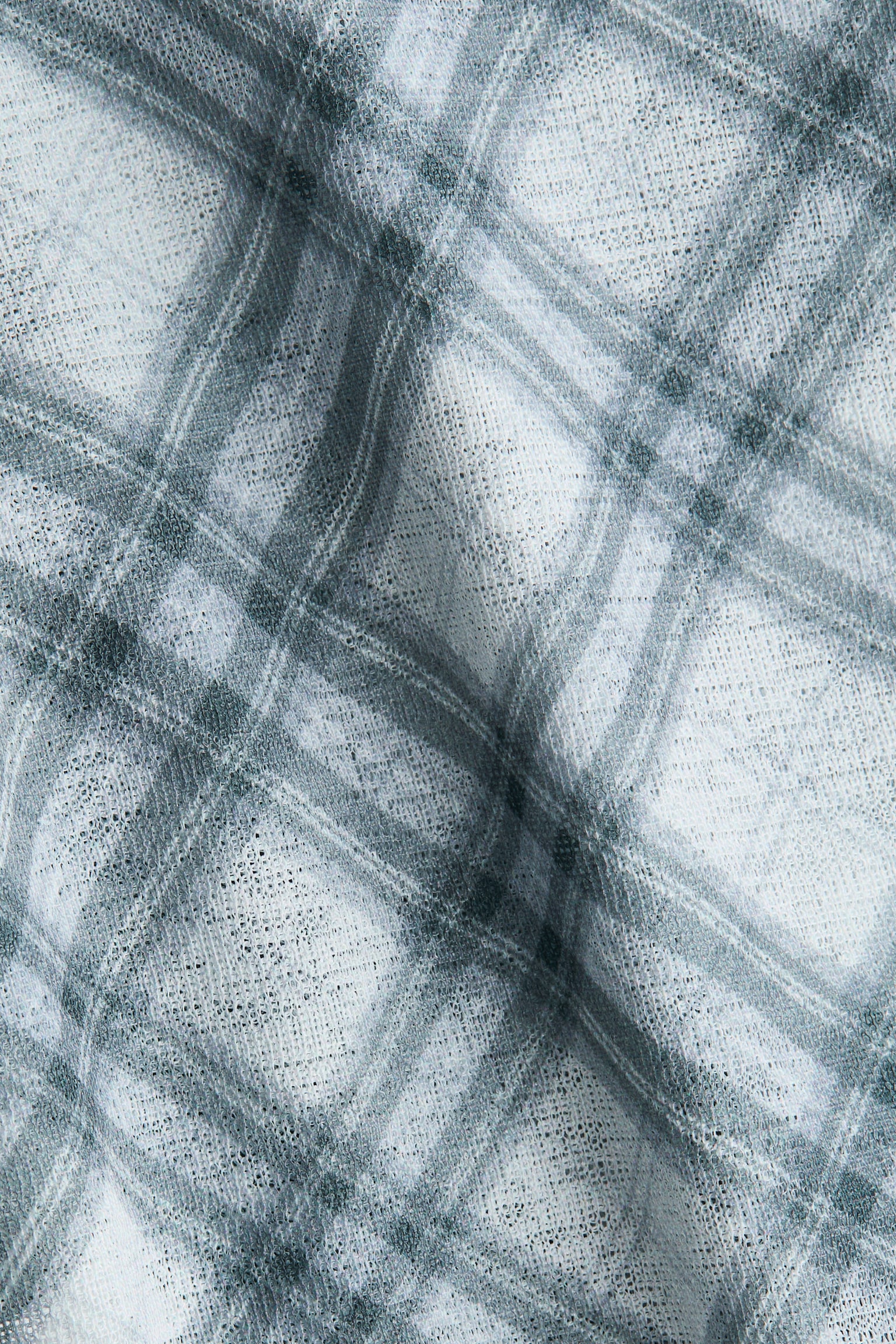Женский топ H&M Tie-Detail Halterneck Top, цвет: Серый / Клетчатый — фото 7