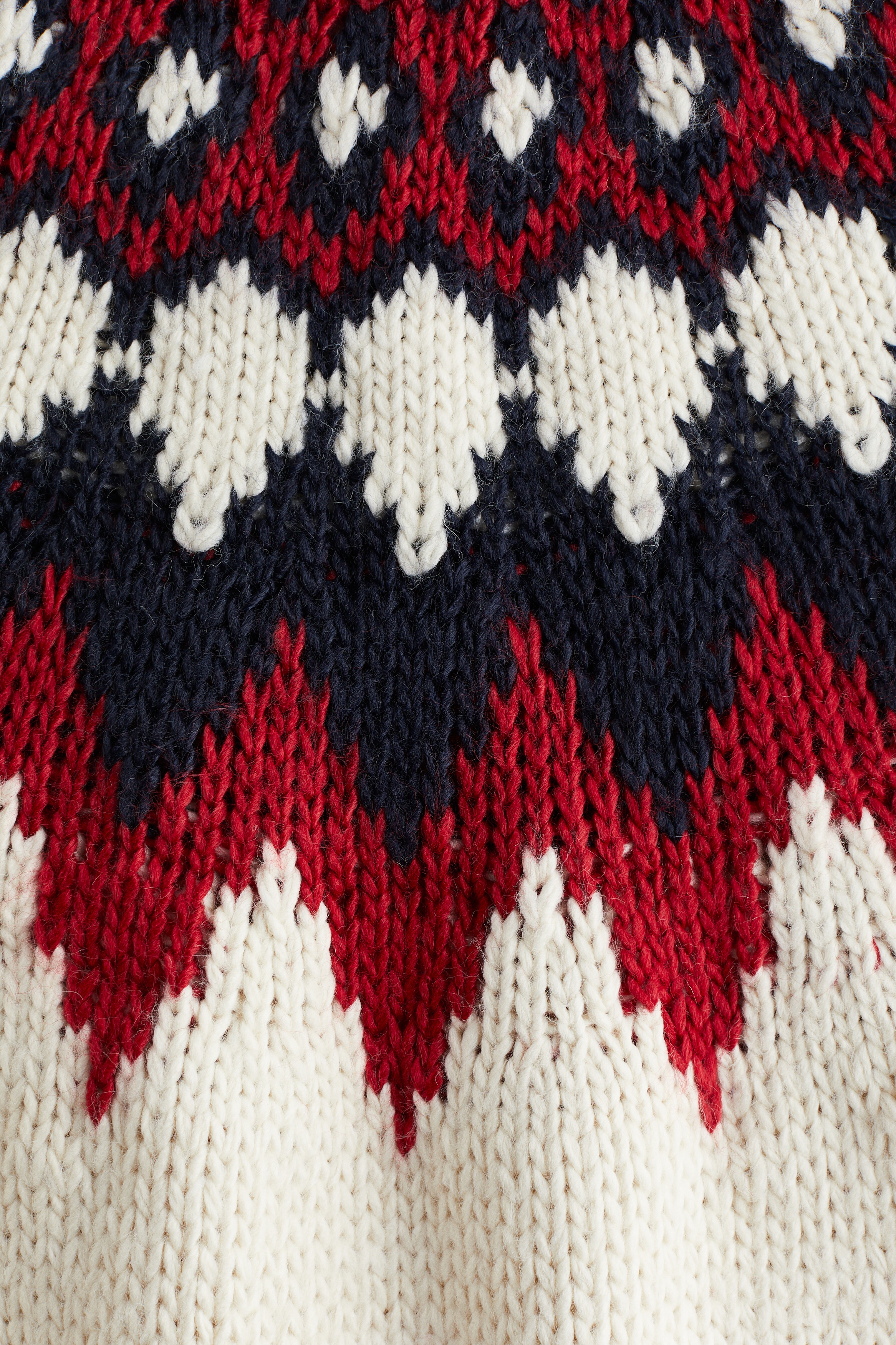 Jacquard-knit jumper