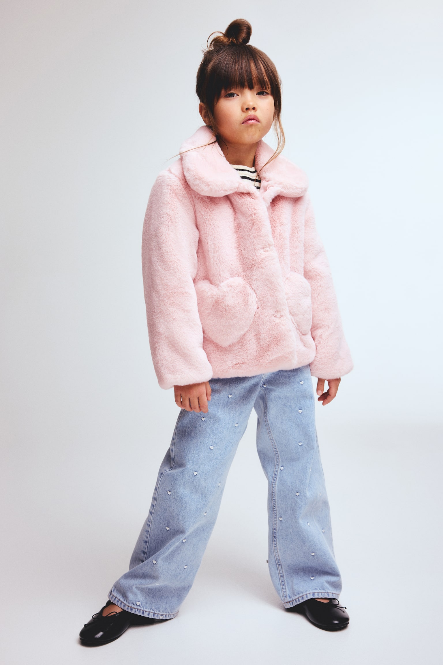 Fluffy jacket - Light pink - 4