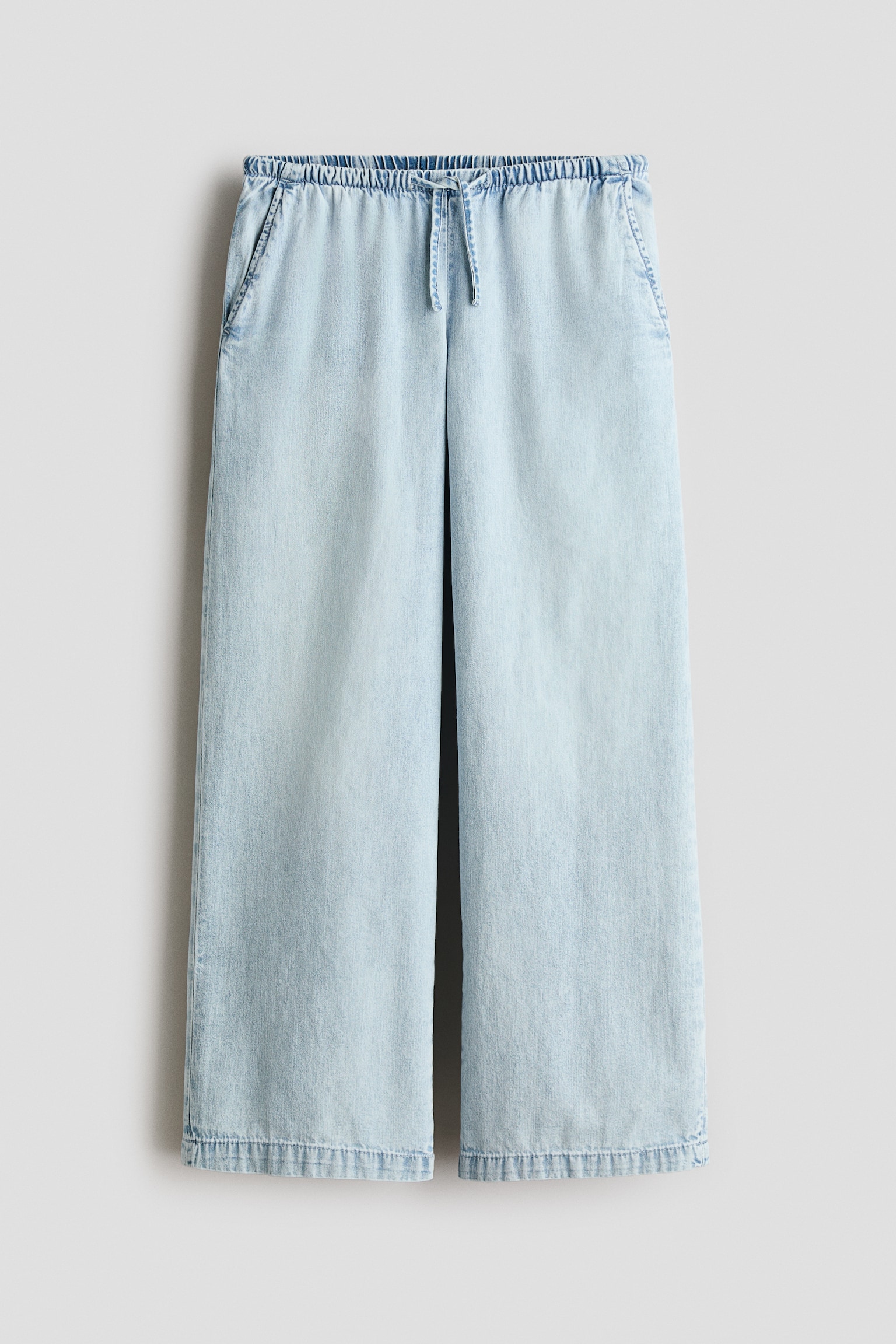 Wide Leg Jeans - Ljus denimblå/Denimblå