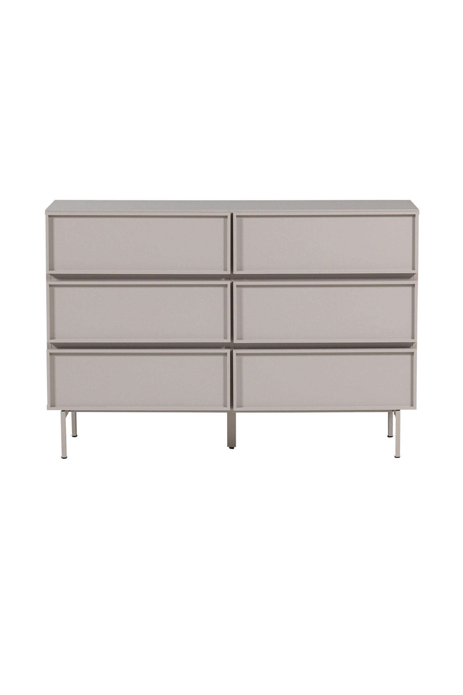 Tours Commode 6 Tiroirs - Beige - 3