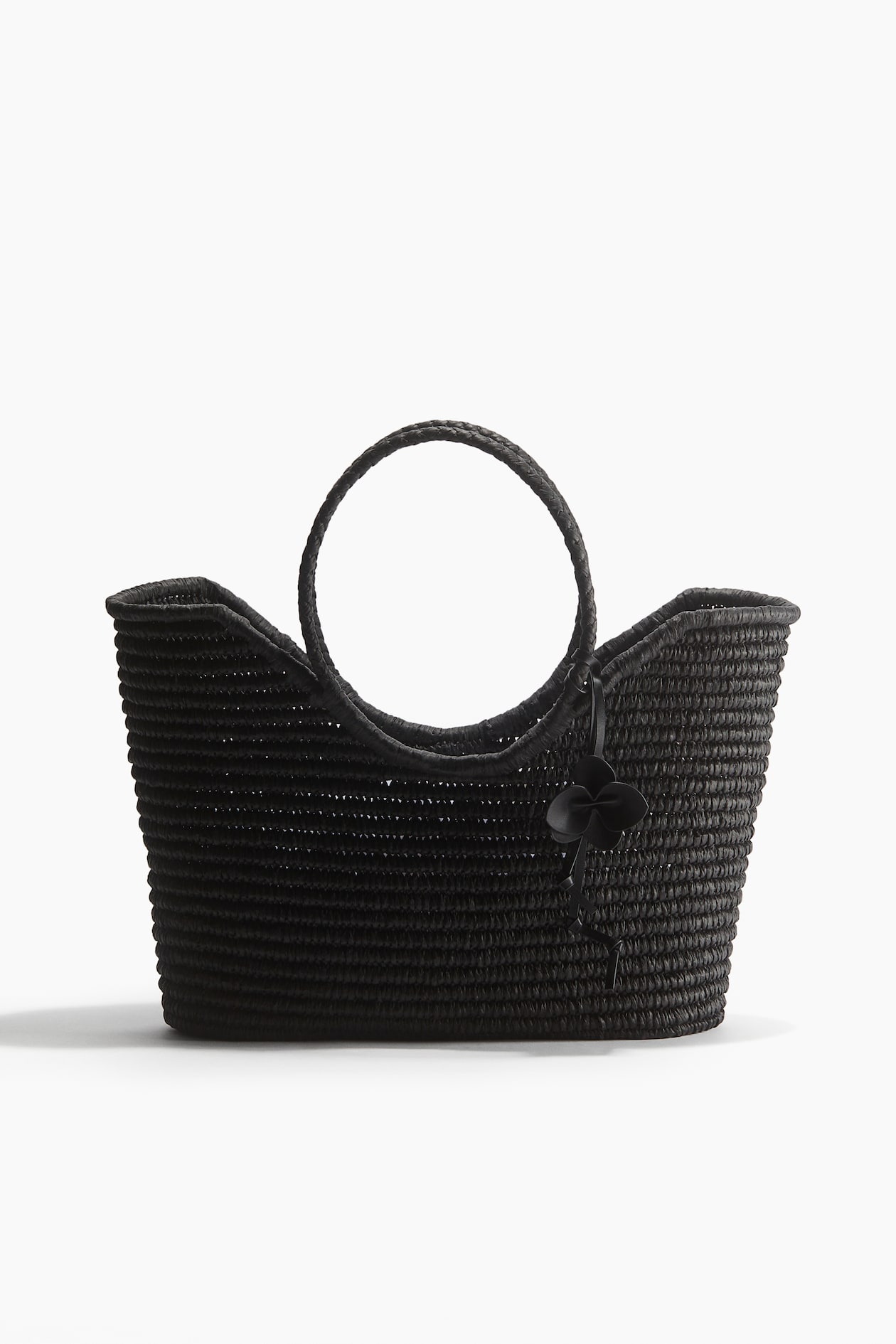 Straw shopper Black Ladies H&M IE