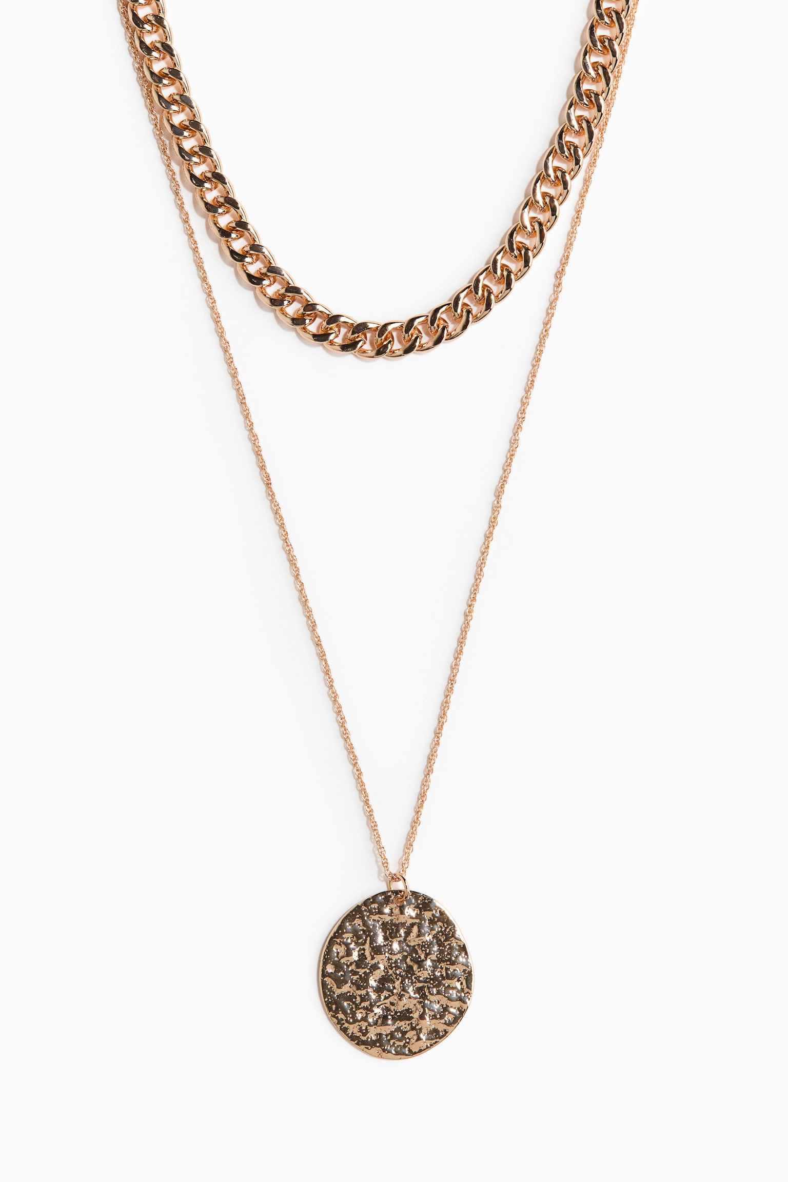 Two-strand necklace - Gold-coloured - 2