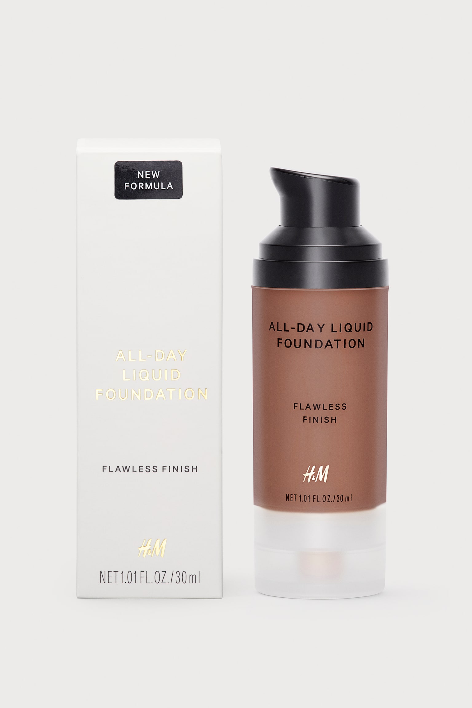 All-day Liquid Foundation - Fudge/Soft Sand/Almond beige/Alabaster/Porcelain/Ivory/Honey/Olive/Hazelnut/Chestnut/Carob/Dark Chocolate/Light Porcelain/Warm beige/Light Sand/Sweet Cacao/Amber/Hickory Nut/Hazelwood/Cappuccino/Honeycomb - 2