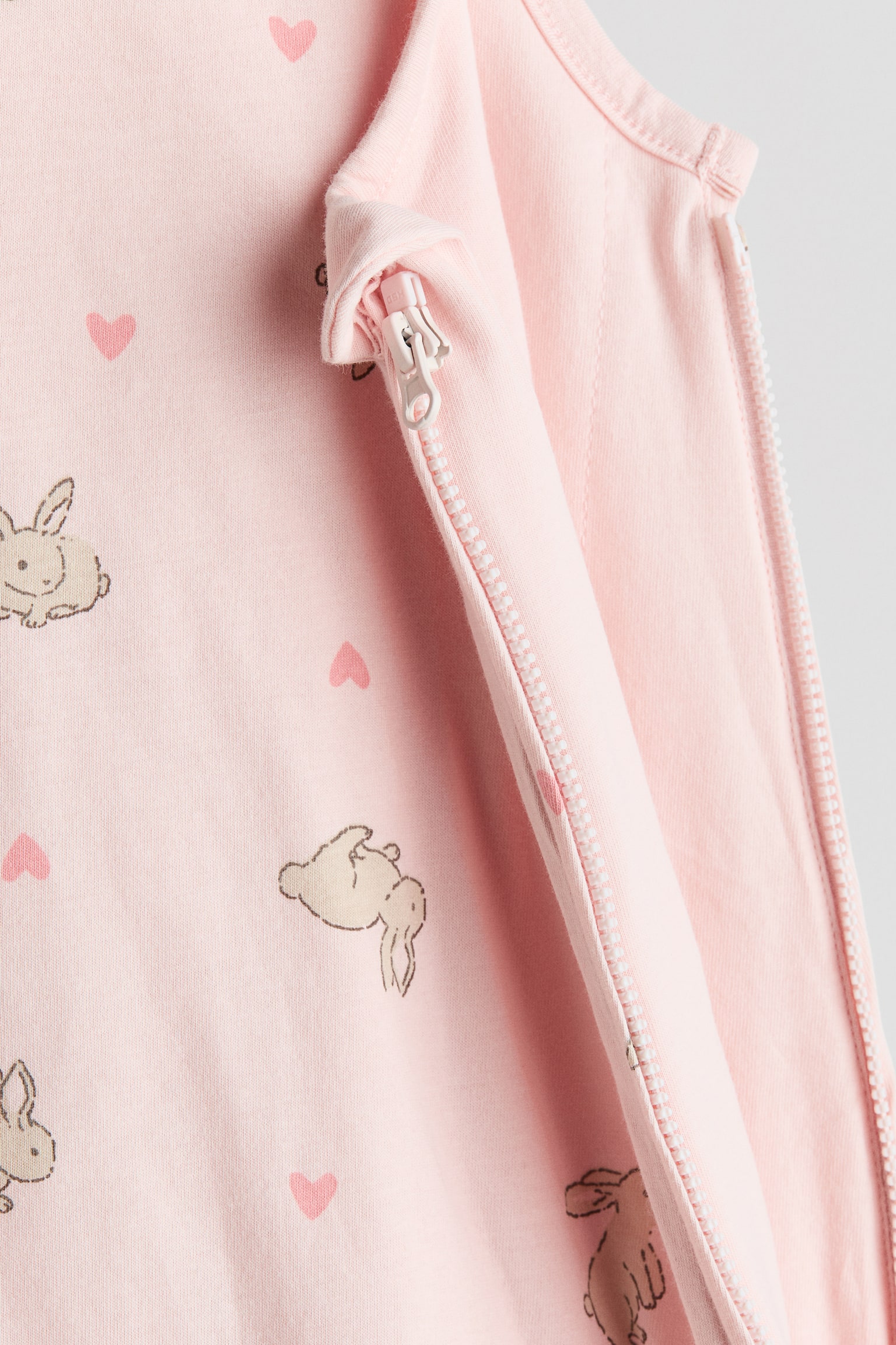 Printed sleep bag - Light pink/Bunnies/White/Cherries - 2