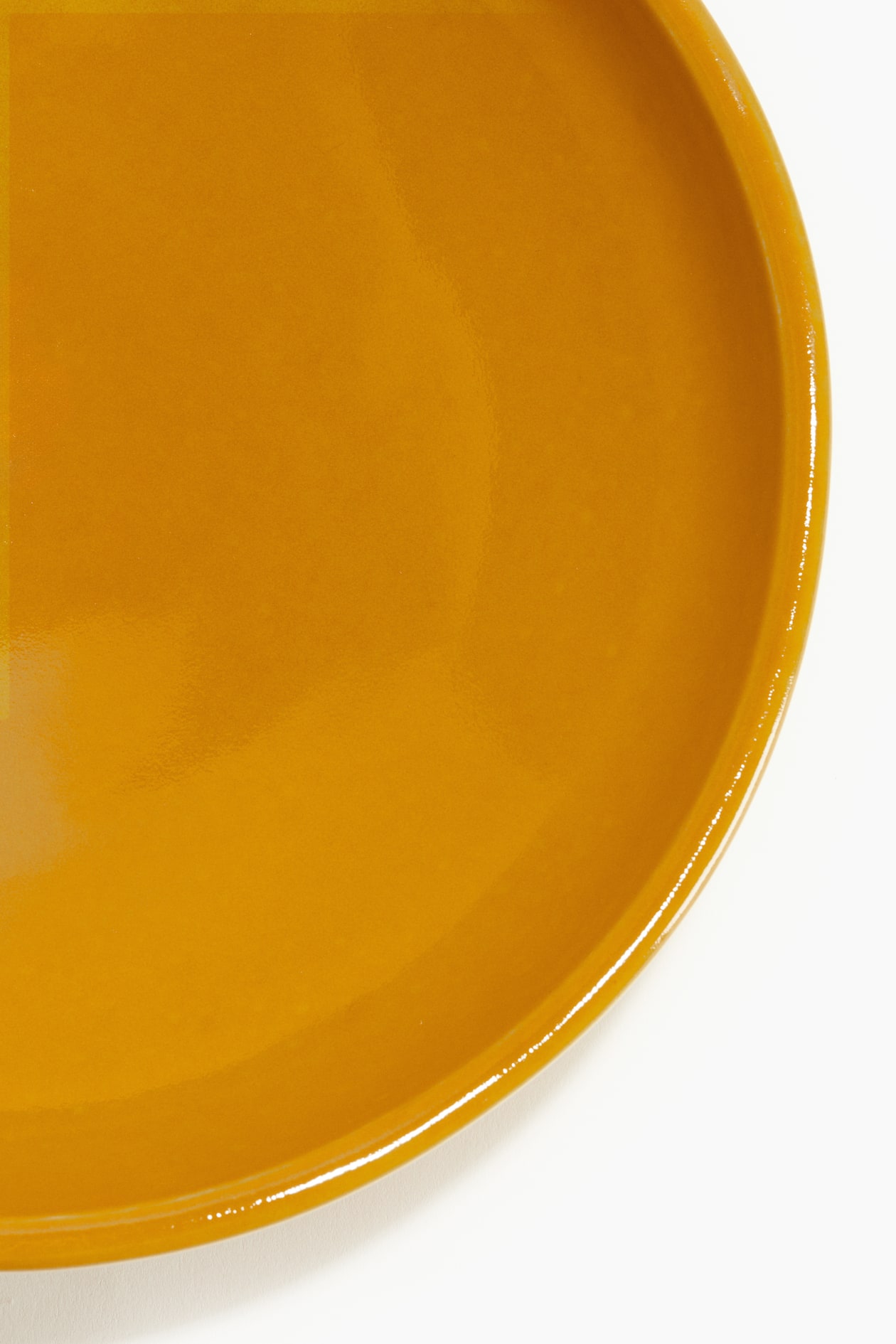 Large Stoneware Serving Bowl - Yellow - Home All | H&M US