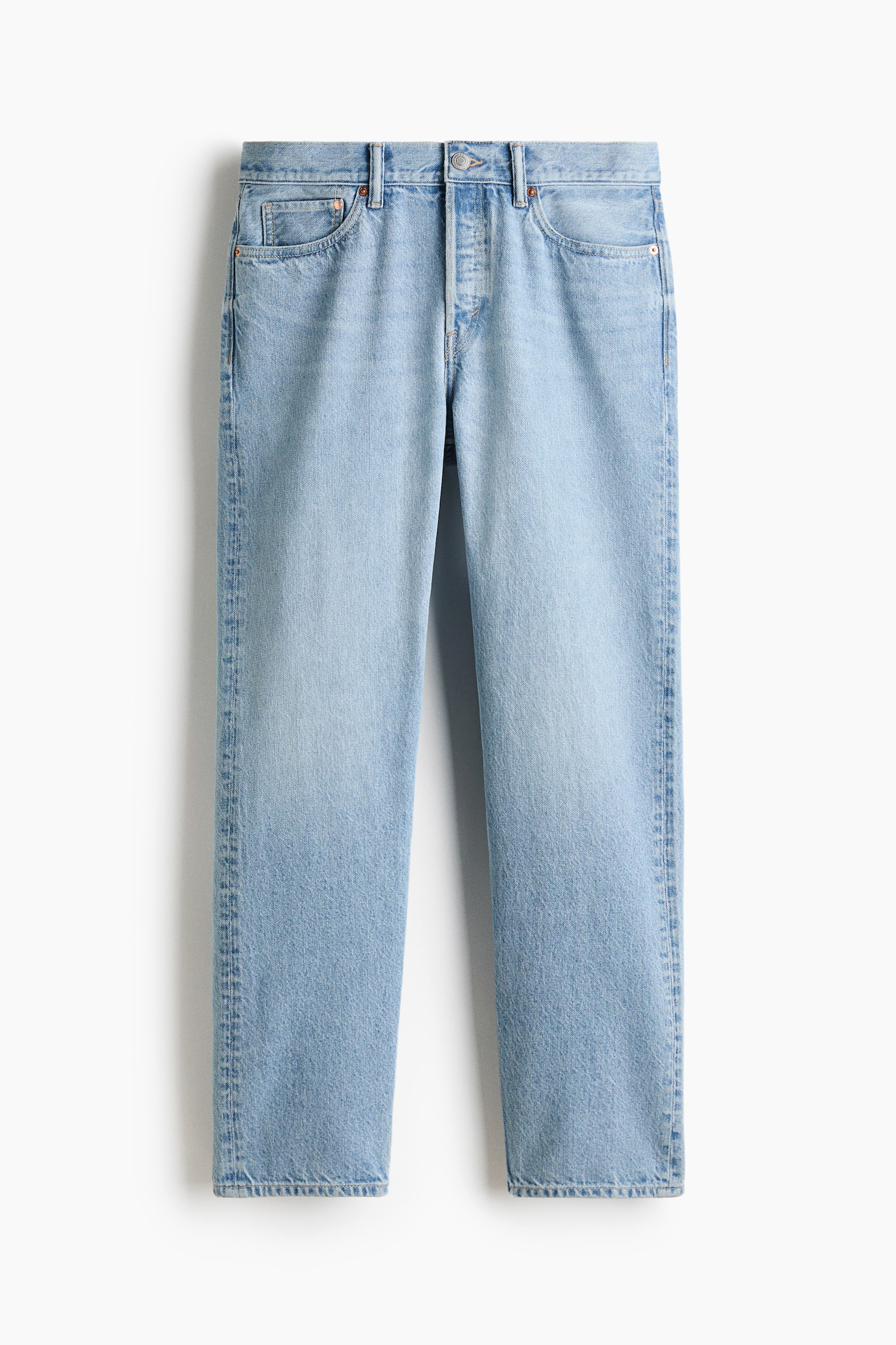 Straight Regular Jeans - Ανοιχτό μπλε denim/Σκούρο μπλε denim - 1