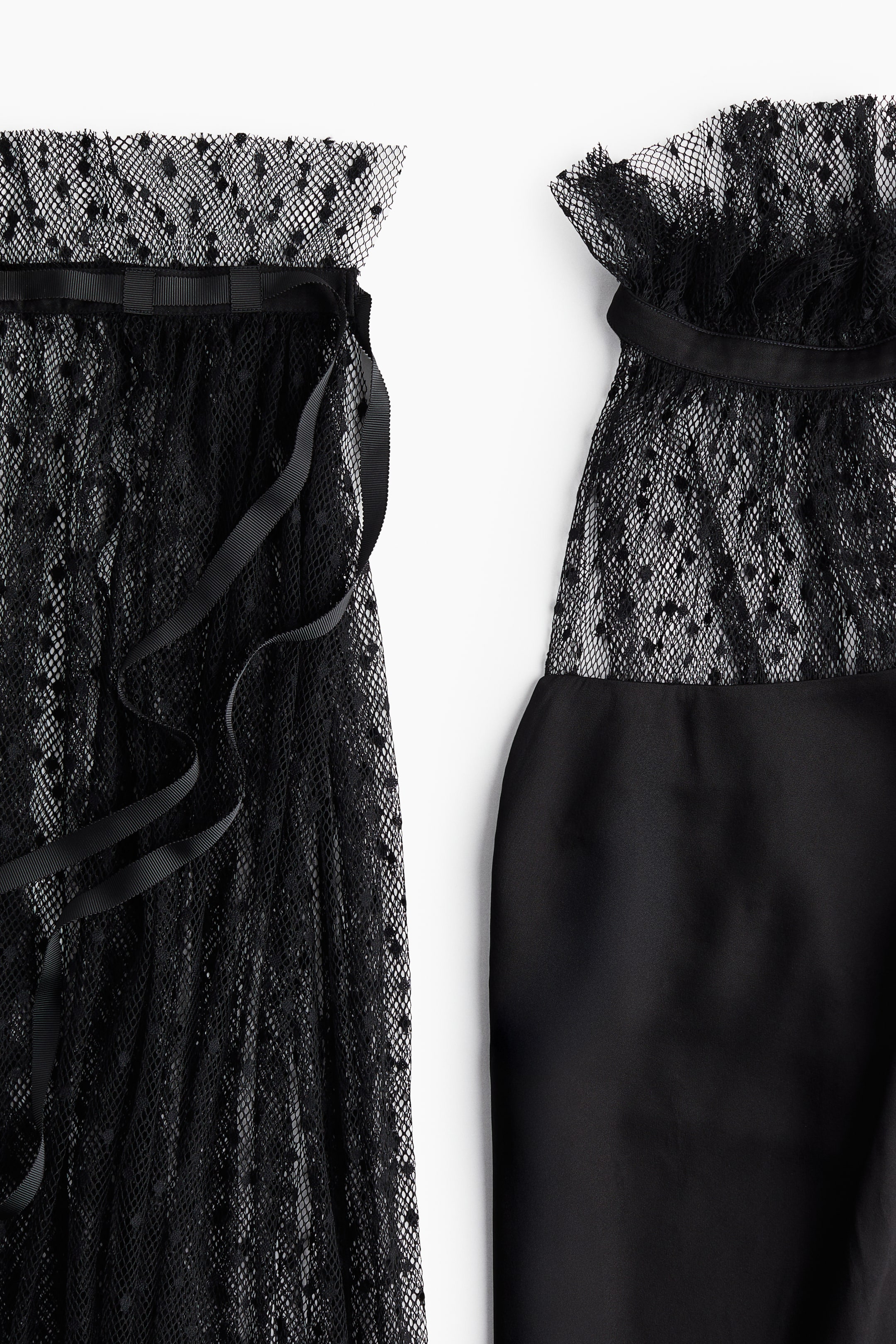 Visualizza immagine più grande: Abito con mantella in mesh - Nero - DONNA | H&M IT 9