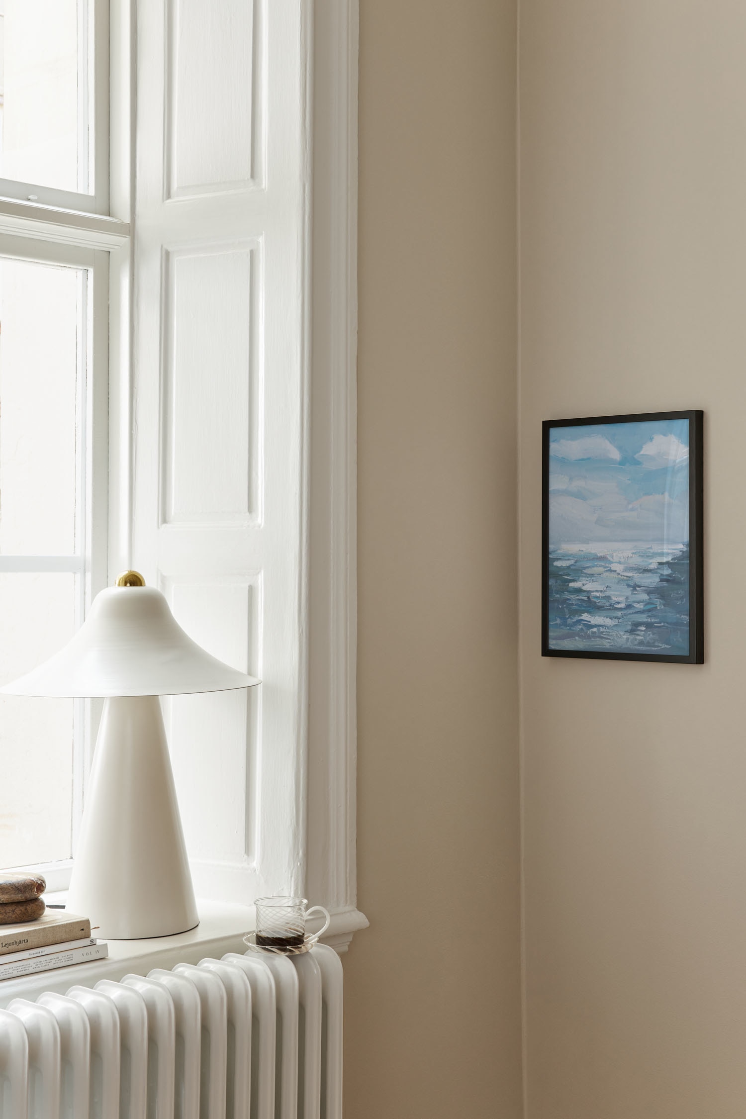 Sun And Sea Poster - Azul/branco