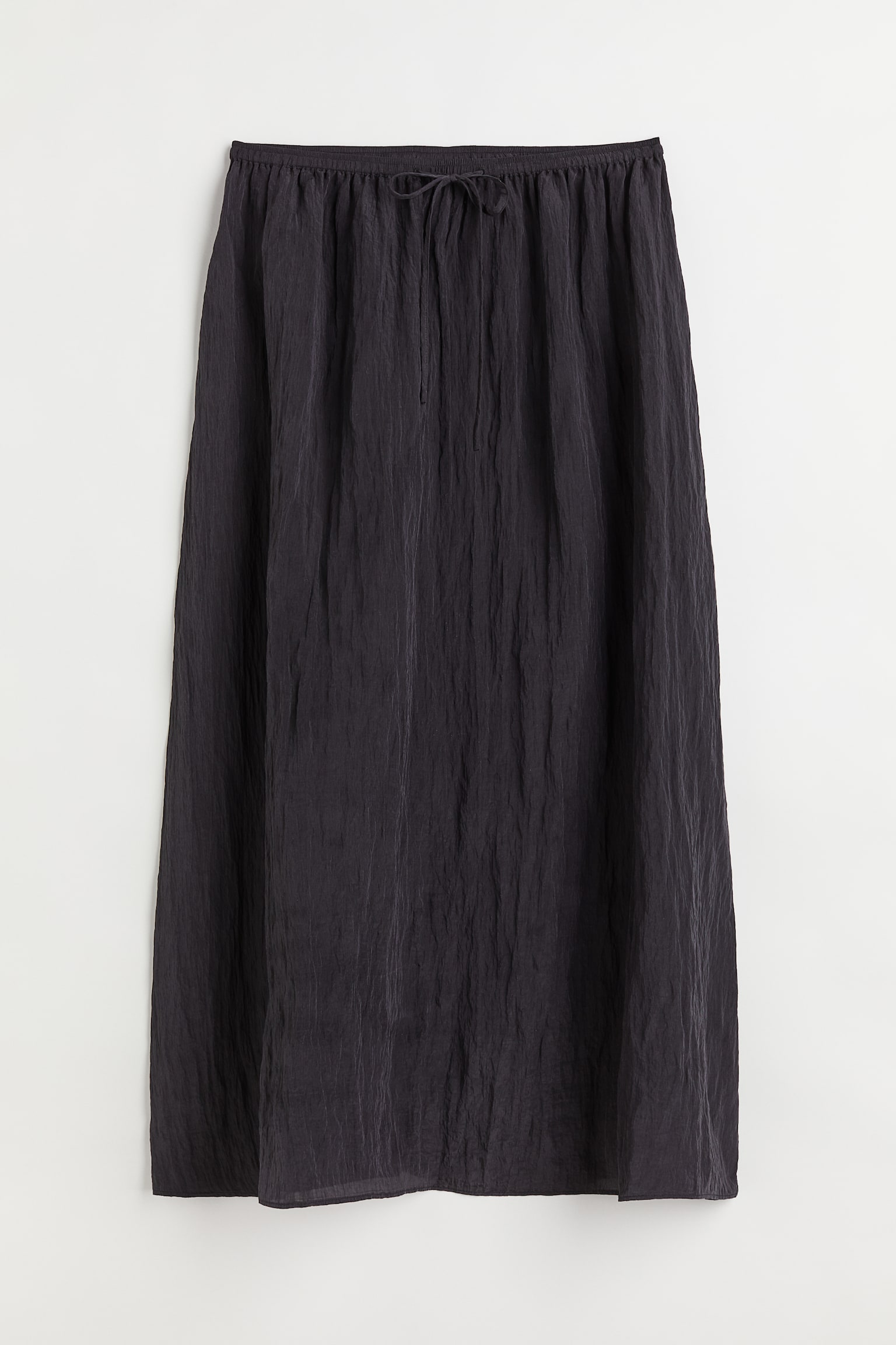 Calf-length skirt - Black