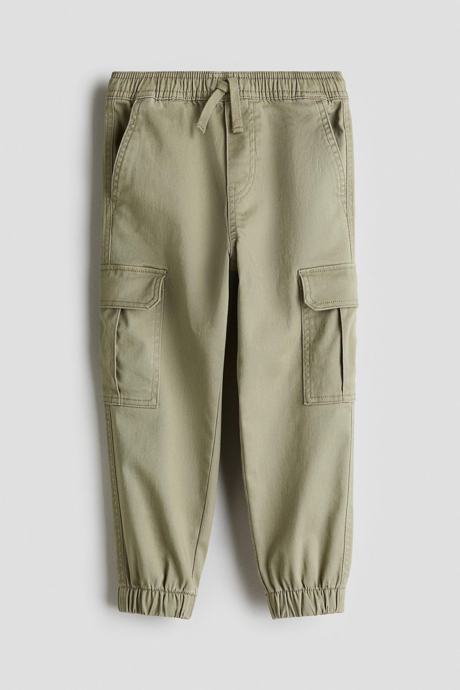 Детские брюки H&M Cargo, цвет: Хаки зелёный