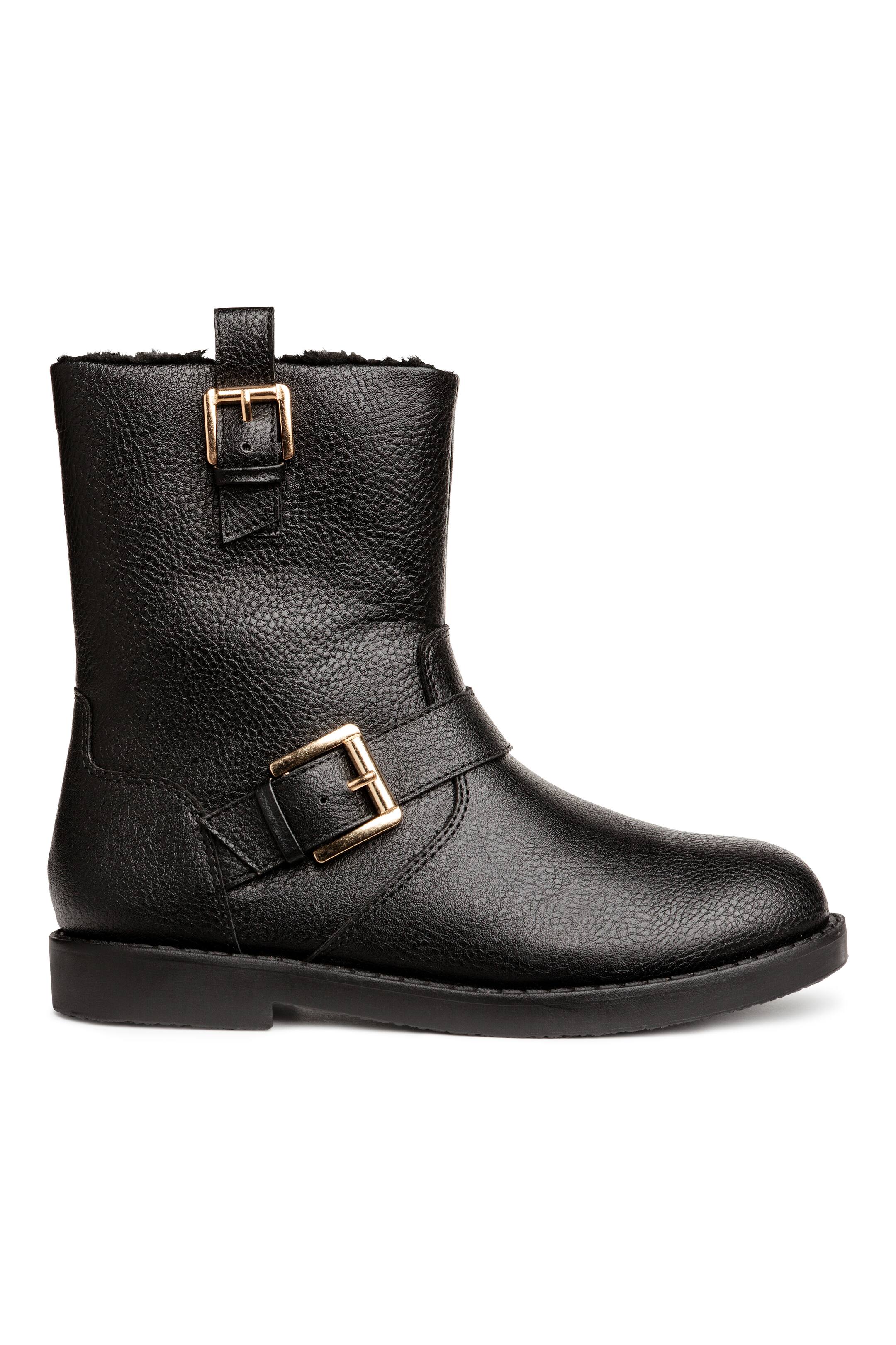 View larger image: Warm-lined boots - Black - Kids | H&M GB 1