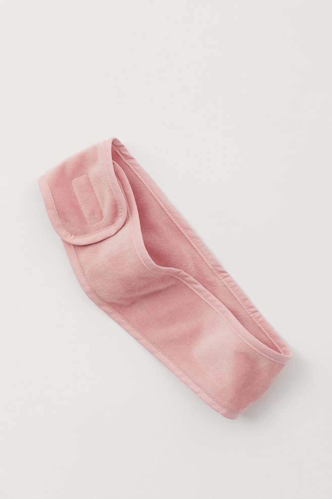 Beauty-hårbånd - Lys rosa/Hvid - 1