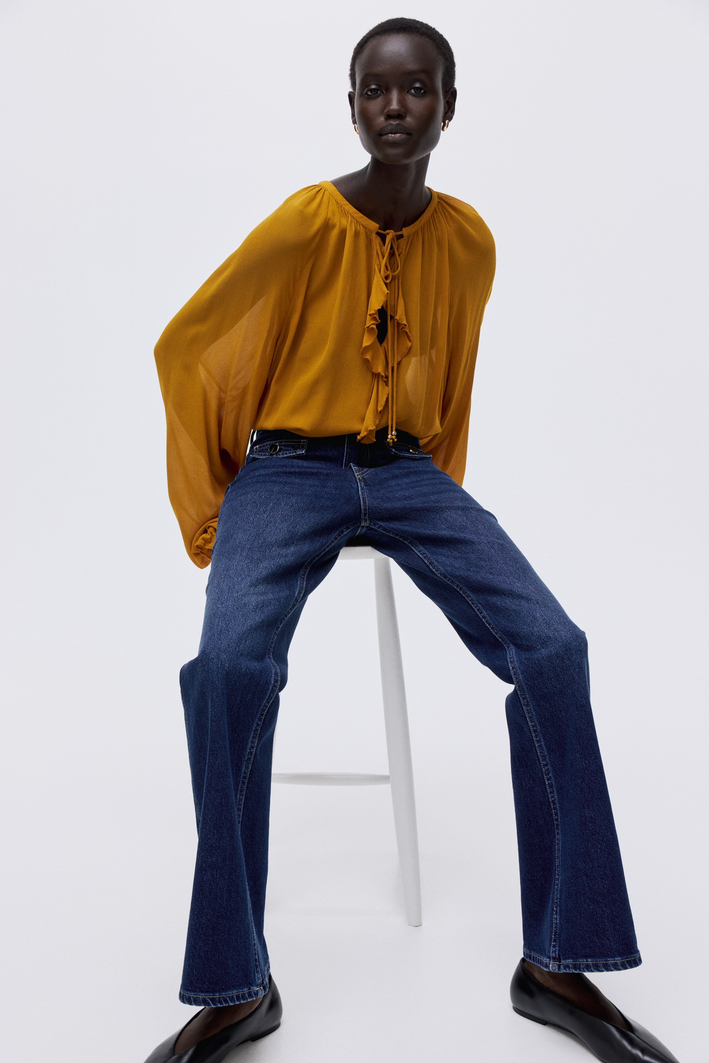 Flared High Jeans