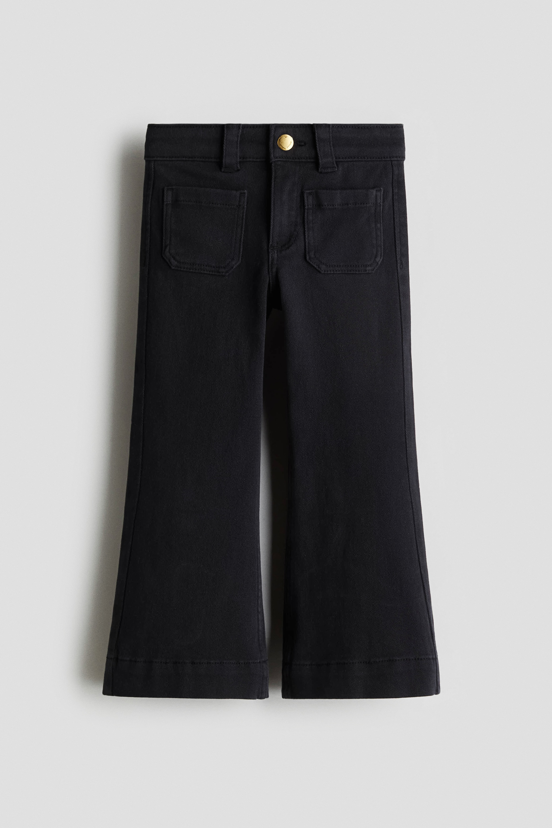 Flared Leg Jeans - Noir/Bleu denim foncé/Bleu denim