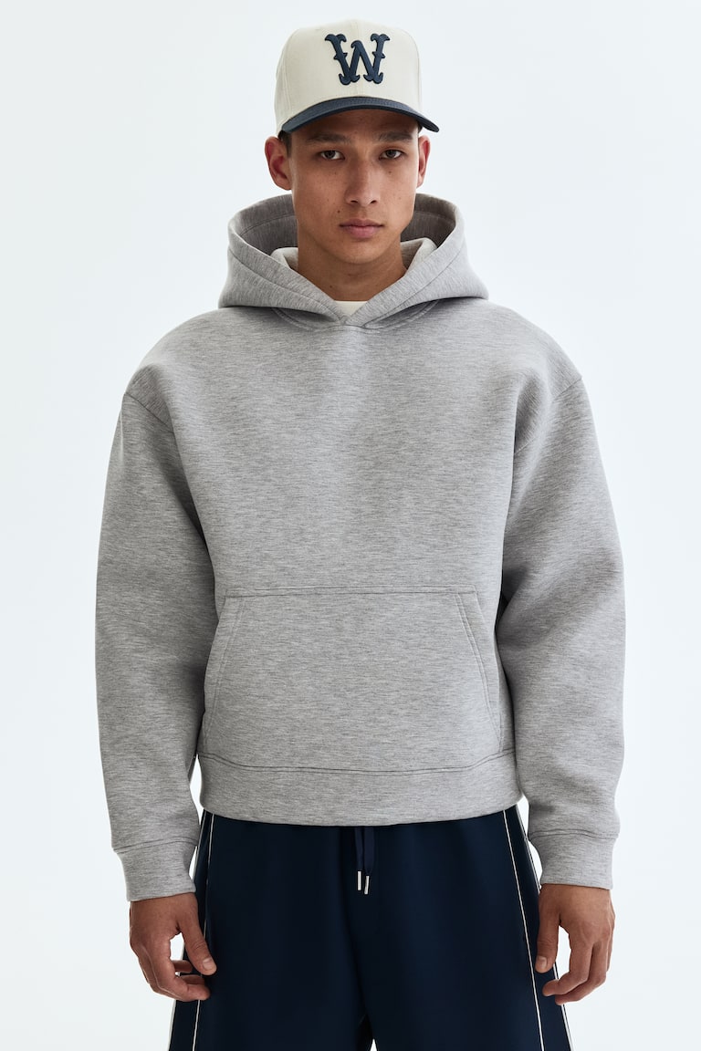Dukserica od skube s kapuljačom Loose Fit