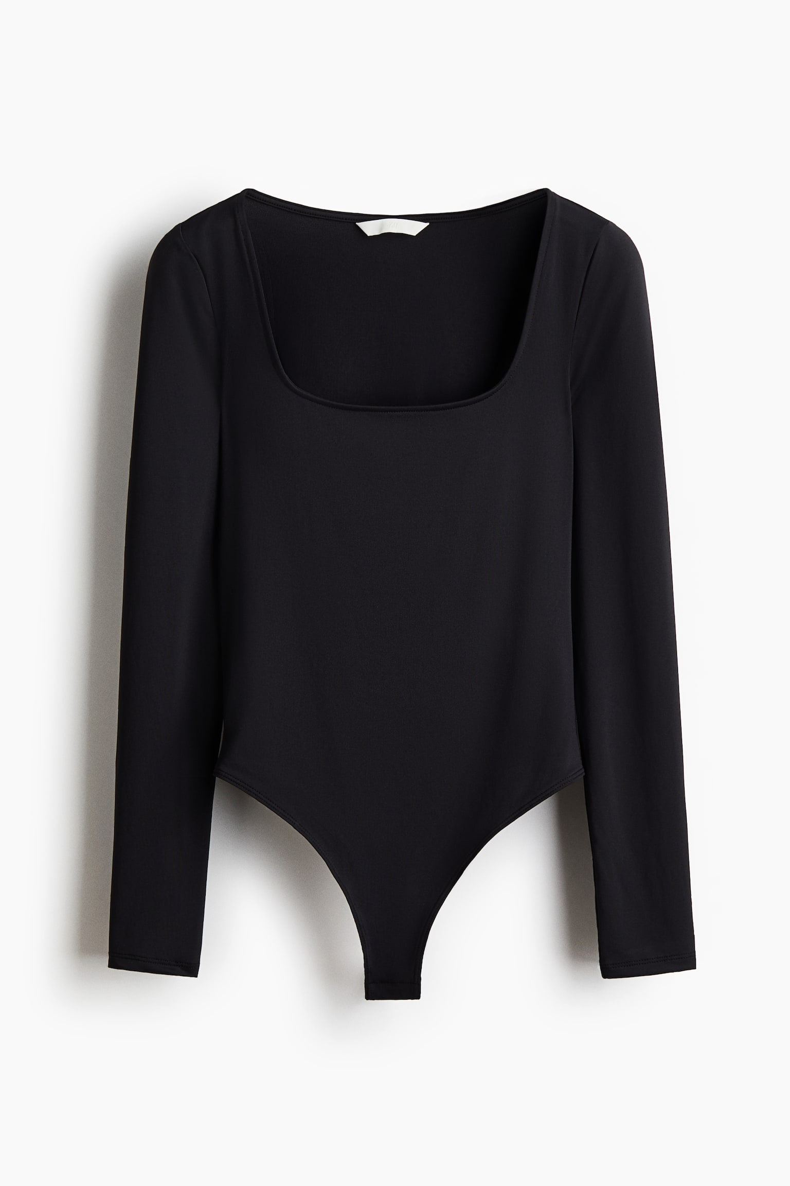 Long-sleeved thong body - Black/Plum purple/Grey/Dusty pink - 2