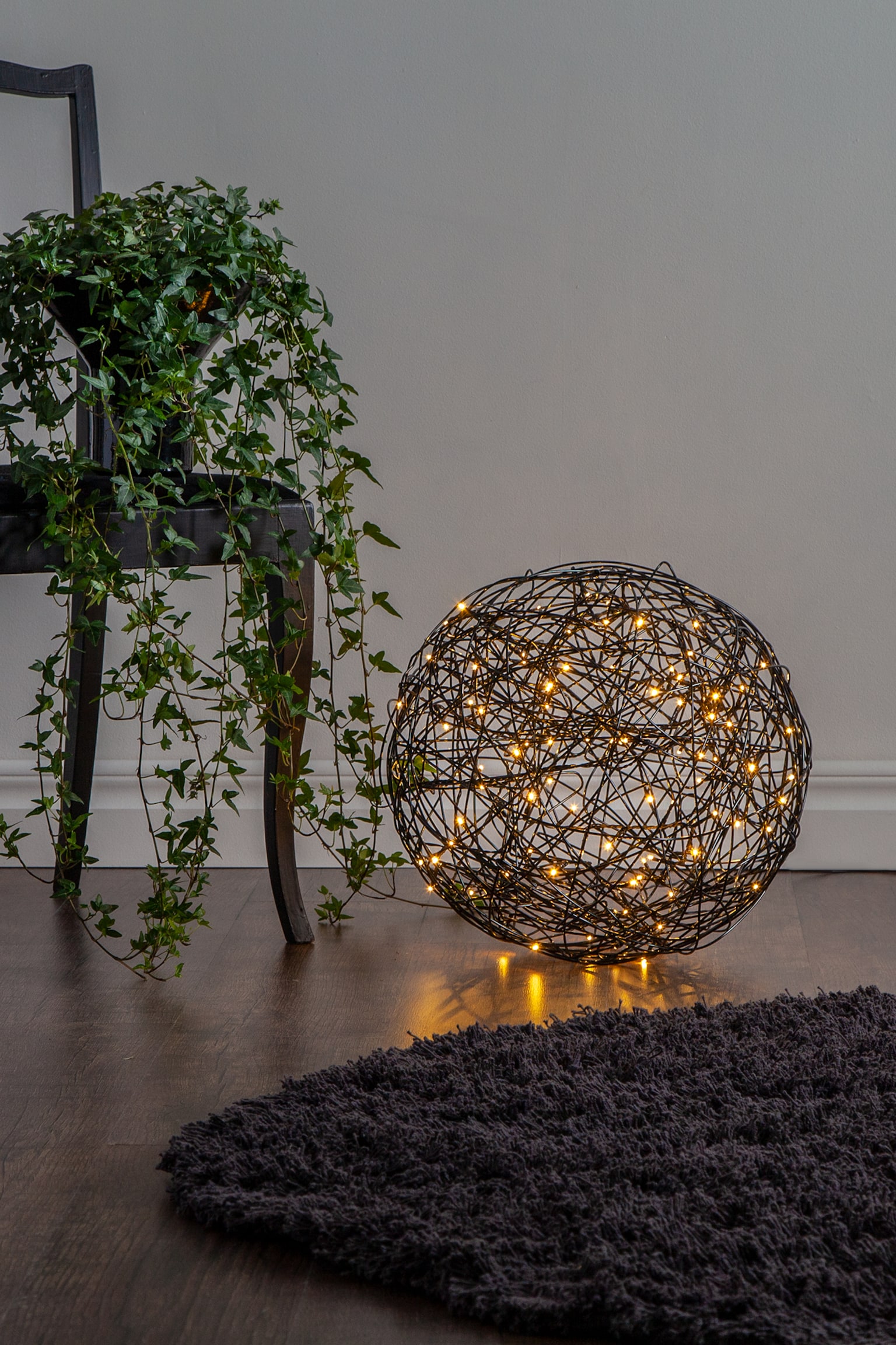 Outdoor-deko Trassel 37,5 cm Drinnen/draußen - Schwarz - 2