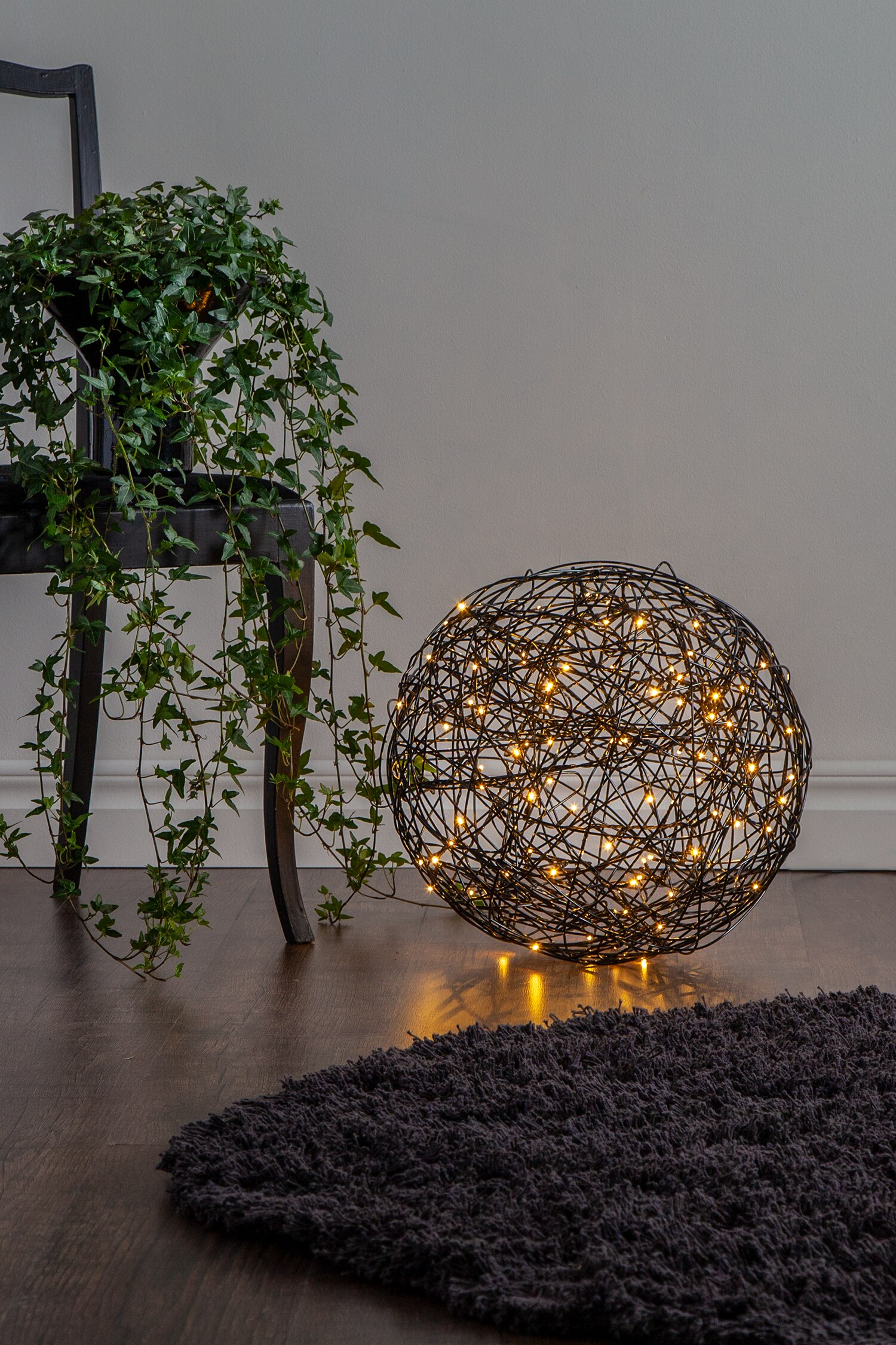 Udendørsdekoration Trassel 37,5 Cm - Sort