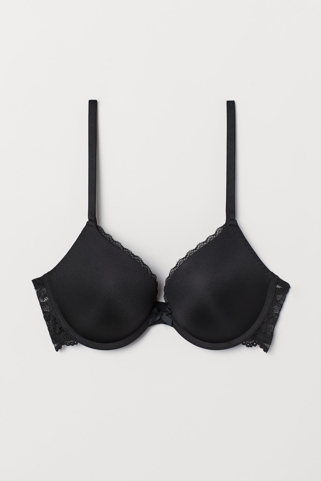 Microfiber Push-up Bra - Black - Ladies | H&M US