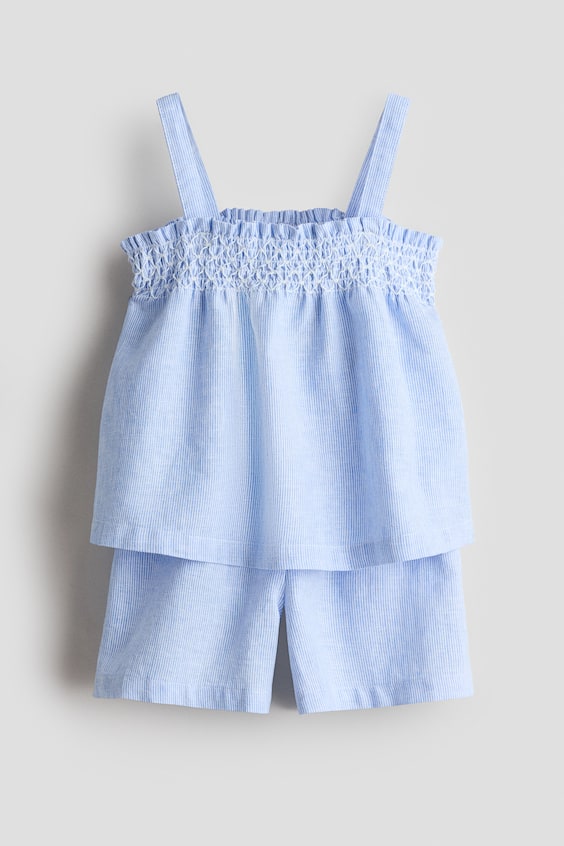 Детские топы H&M 2-piece Linen-blend Set