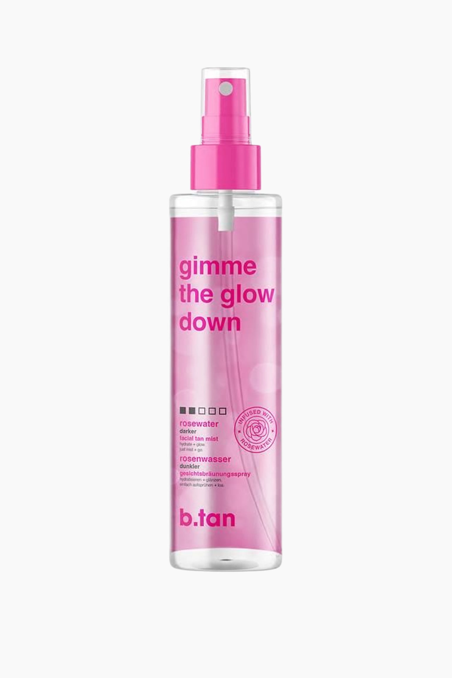 Gimme The Glow Down Facial Tan Mist - Dark - 1