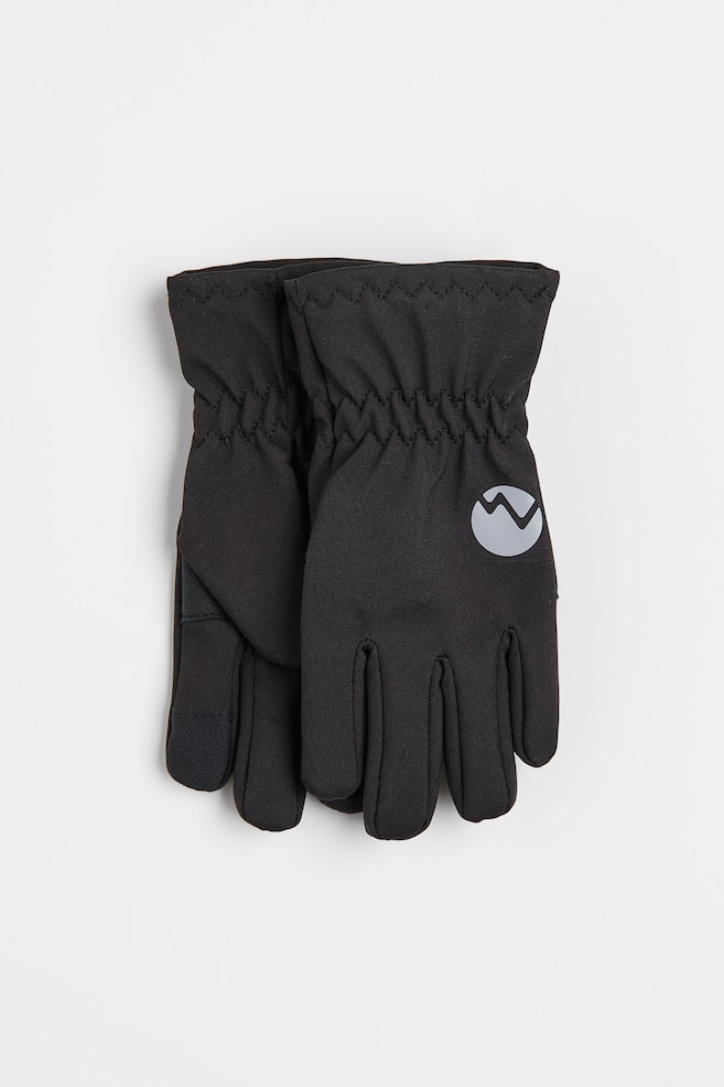 Water-repellent gloves - Black