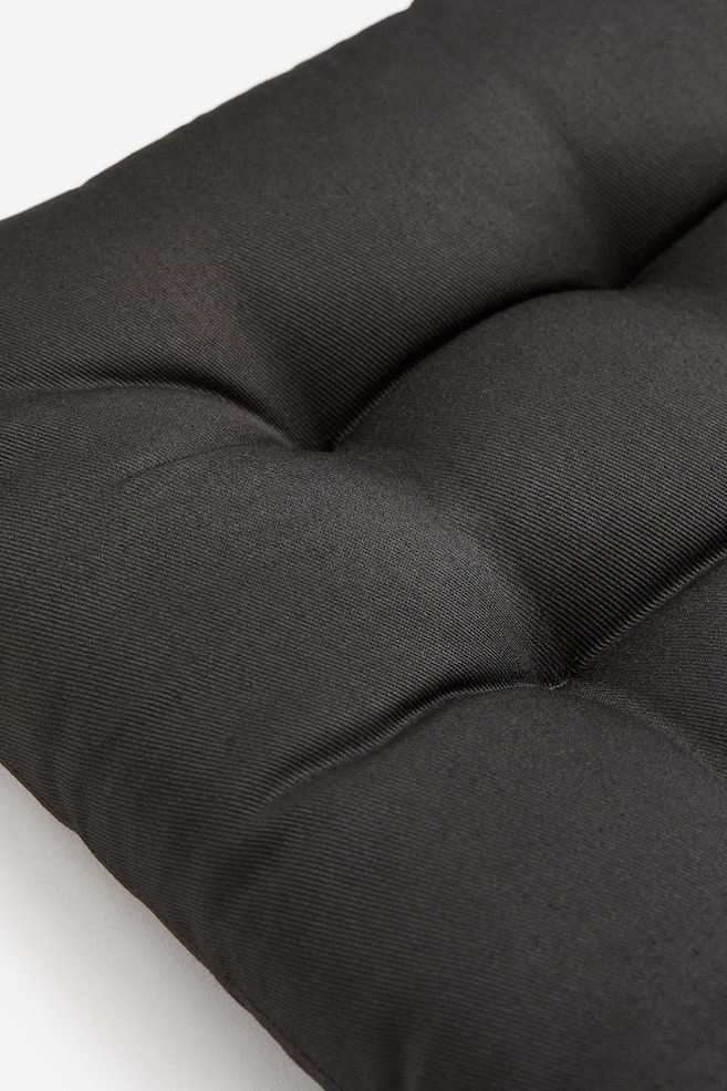 Cuscini per sedia in cotone 2 pezzi - Grigio antracite/Greige scuro/Beige/Bianco/dc/dc/dc - 2