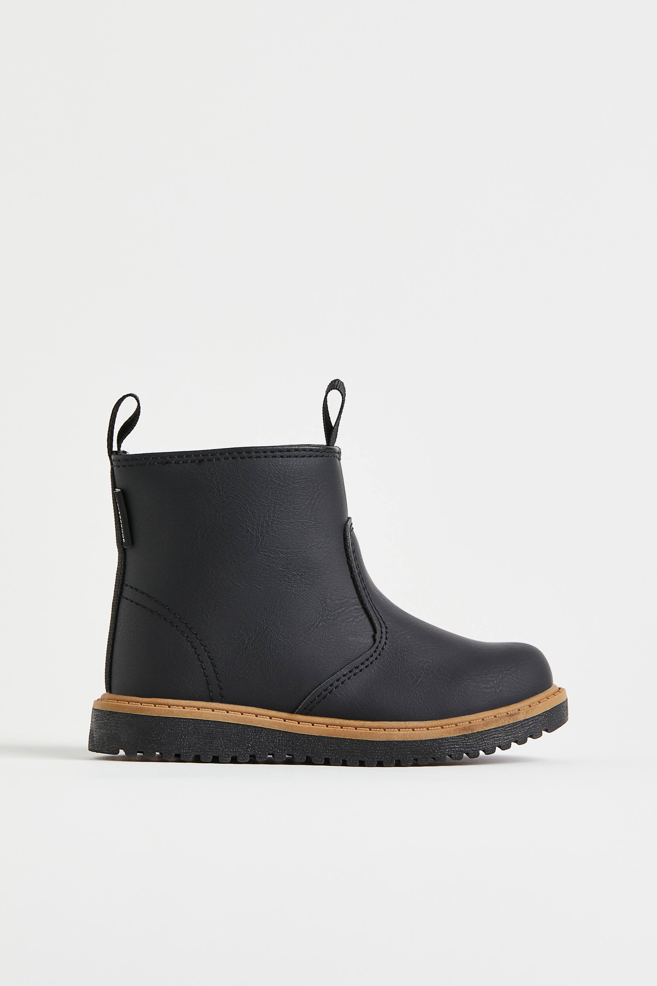 Waterproof boots No heel Black Kids H&M GB