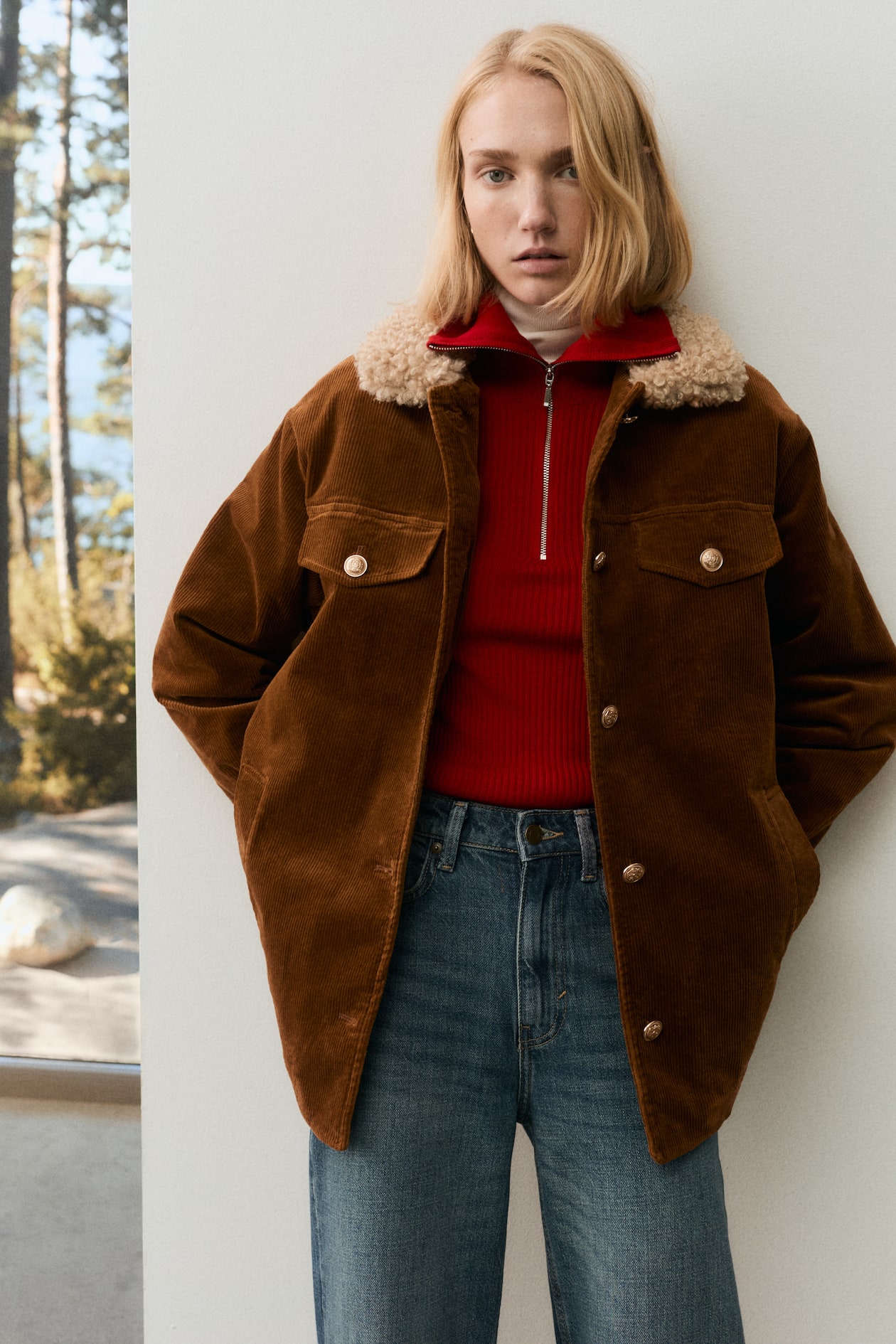 Padded Corduroy Jacket - image 3