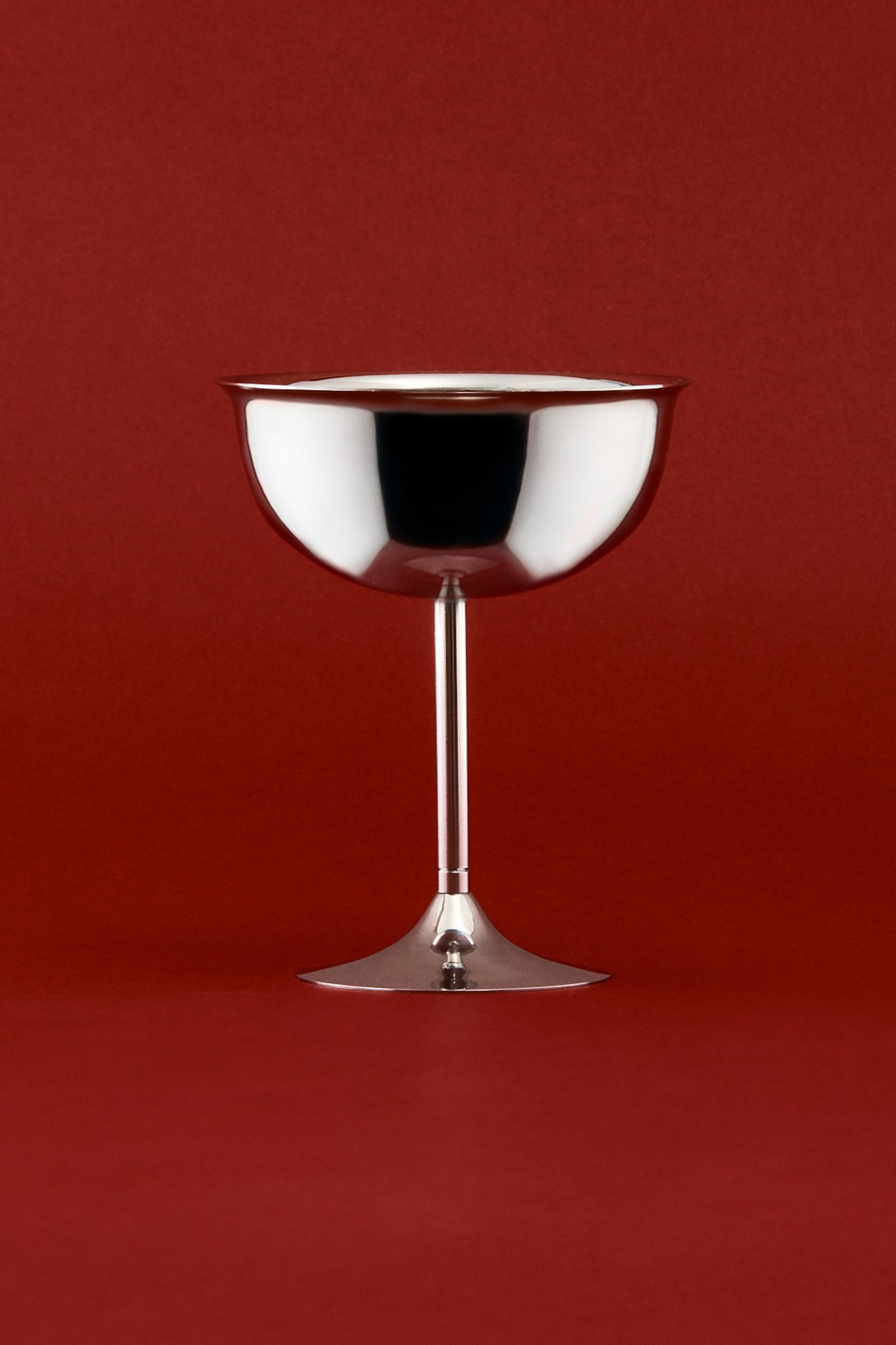 Coupe haute en inox - Argenté