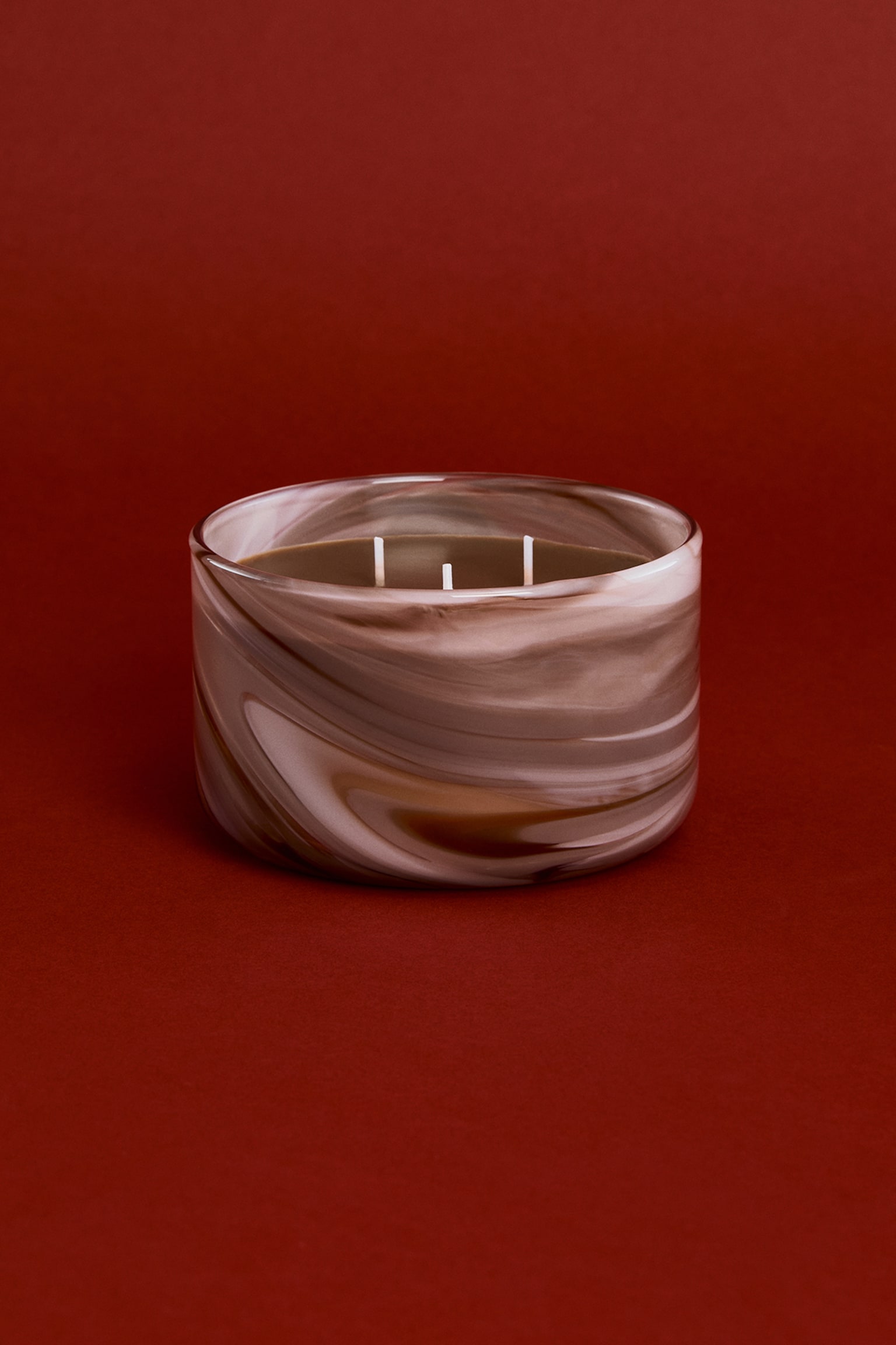 Grande bougie parfumée avec pot en verre - Dark Honey/Papyrus Oud/Ember Vanilla - 1