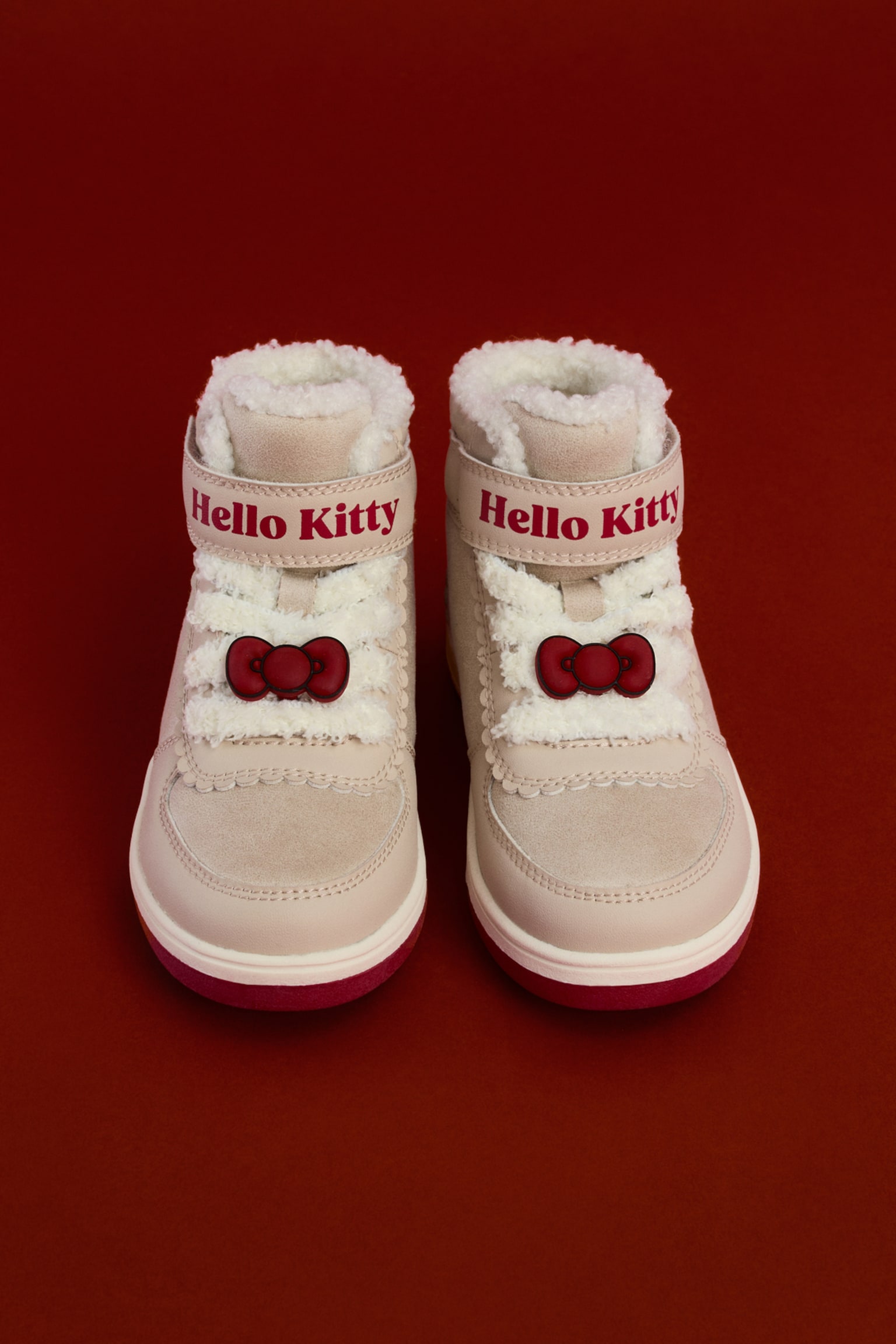 Pantofi sport înalți călduroși - Bej/Hello Kitty/Beige/Lilo & Stitch - 1
