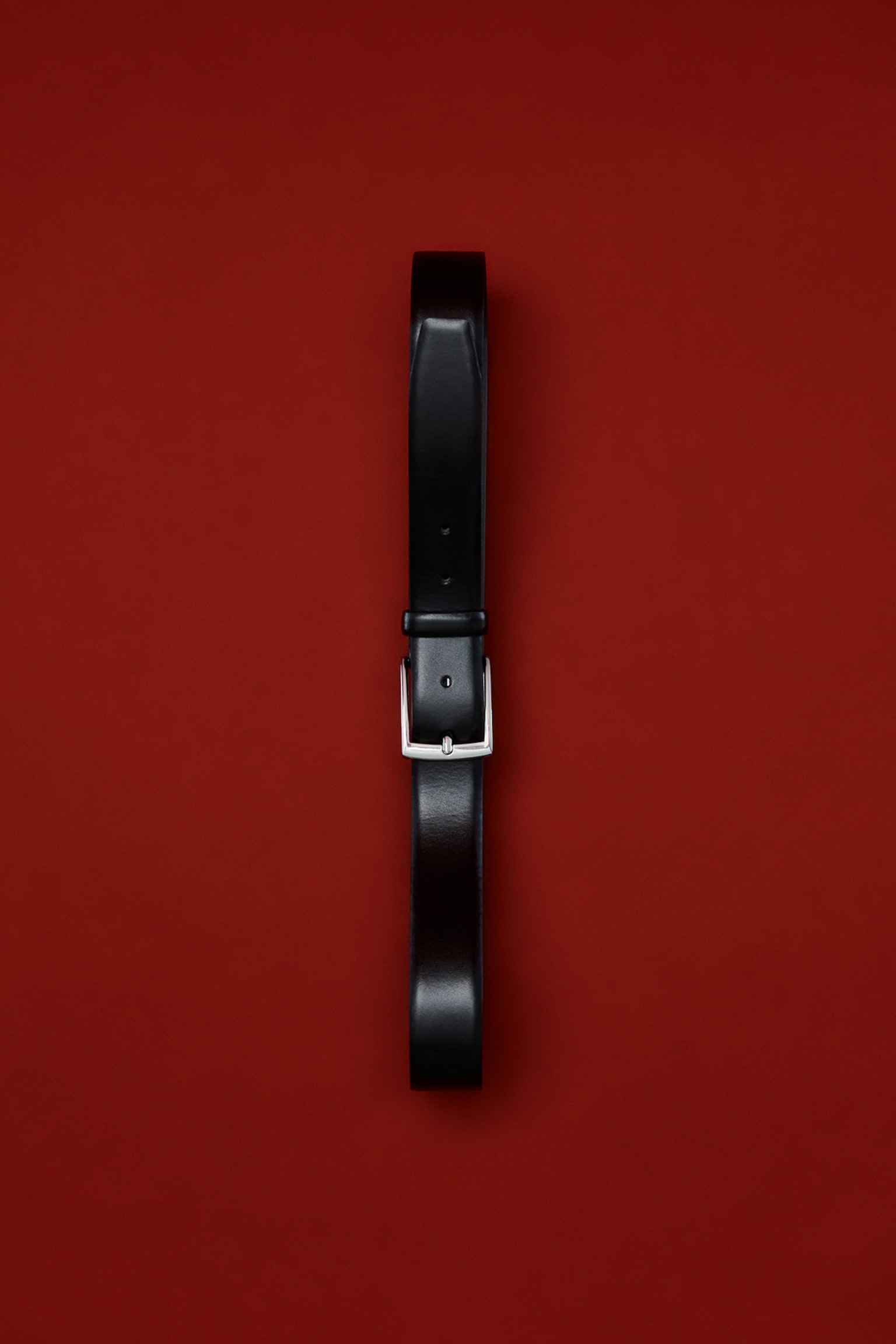 Leather belt - Black/Brown - 1